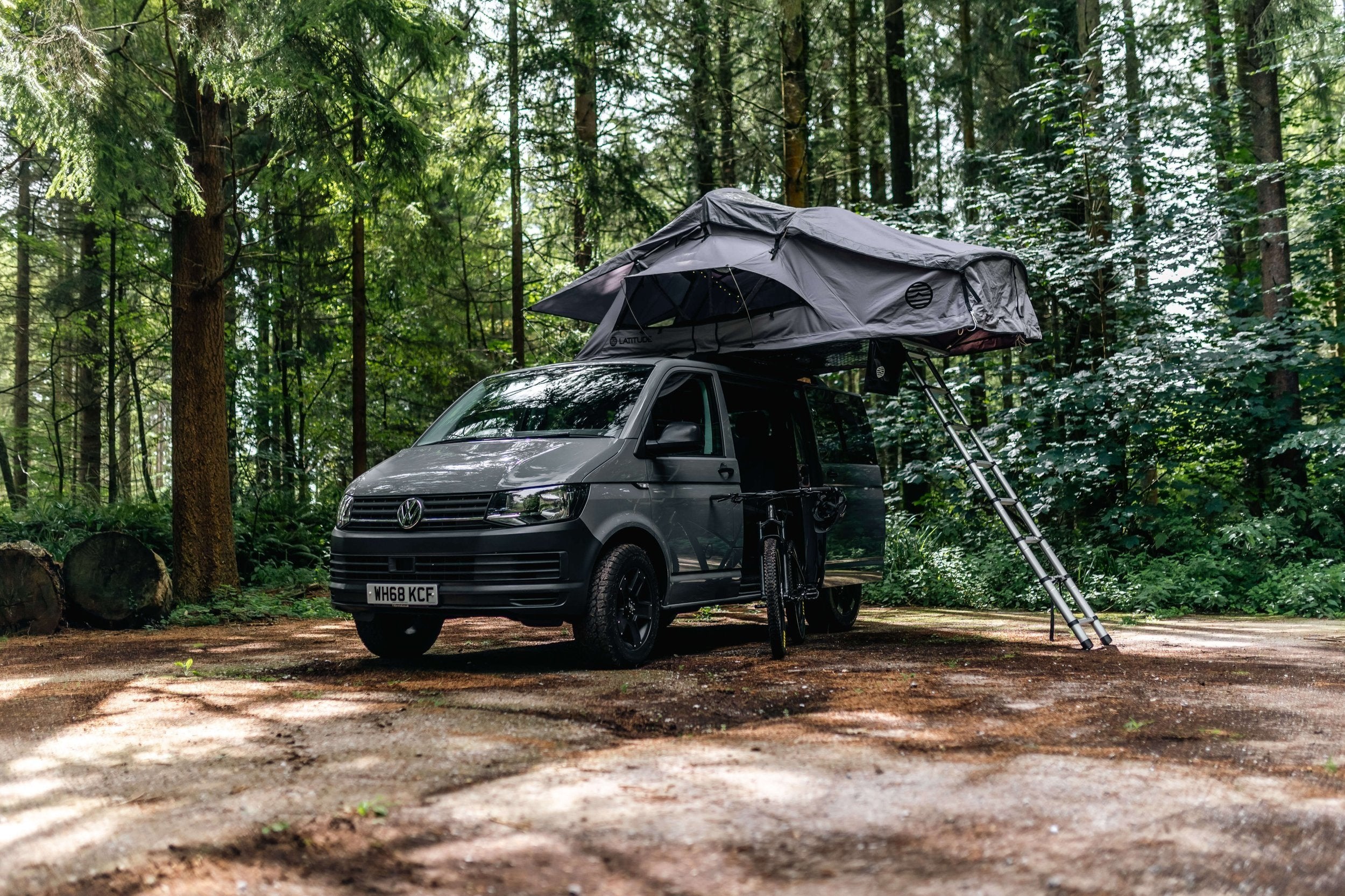 Latitude Pioneer XL Roof Tent Dark Grey