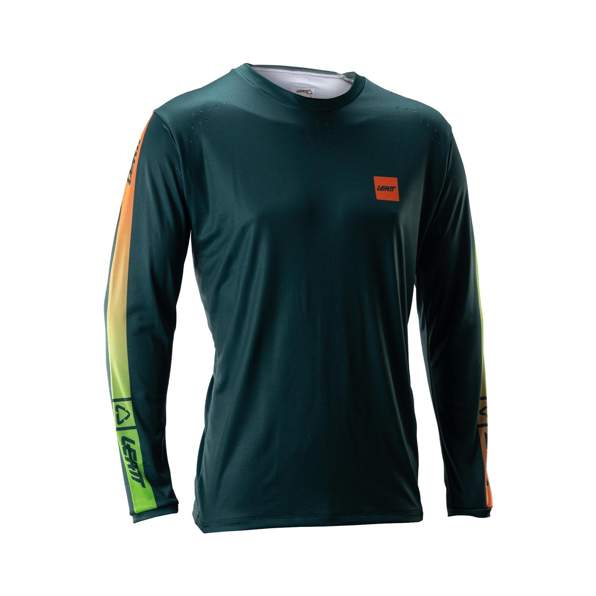 Leatt Gravity 4.0 MTB Long Sleeve Jersey Spruce Green / S