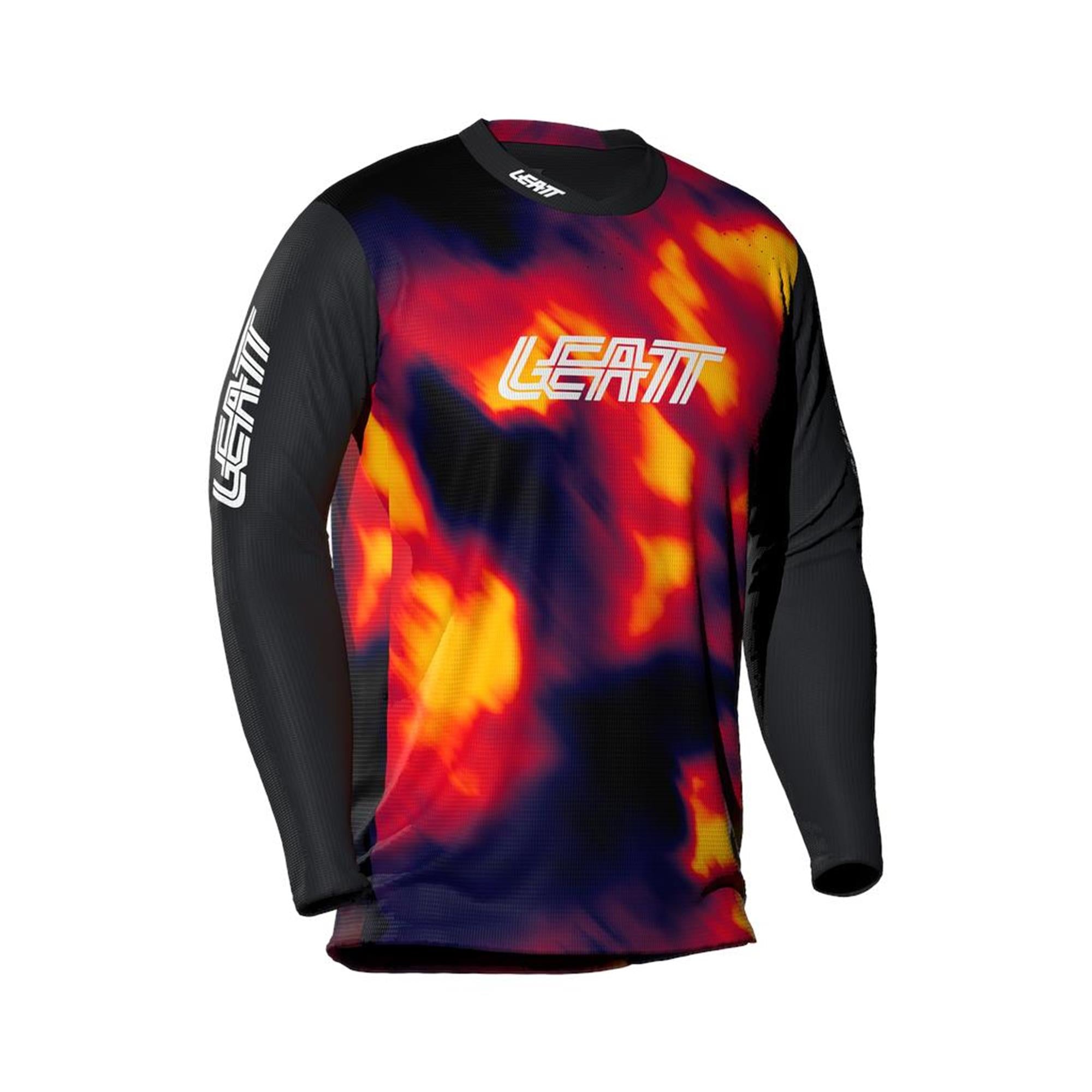Leatt Gravity 4.0 MTB Long Sleeve Junior Jersey Heatmap Red / S