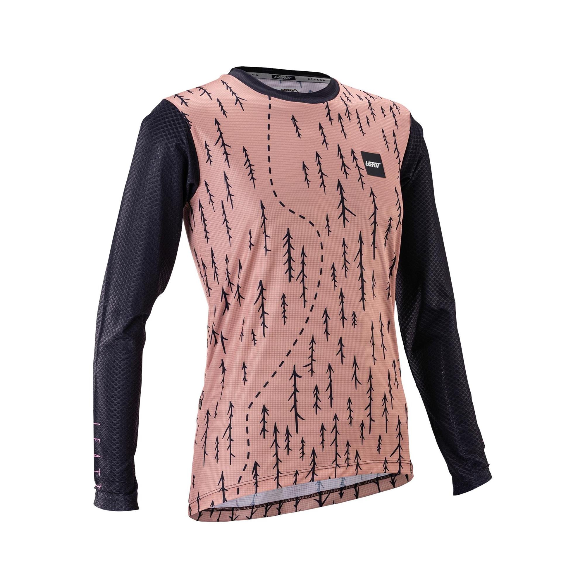 Leatt Trail 3.0 Womens MTB Long Sleeve Jersey Trails Pink / S