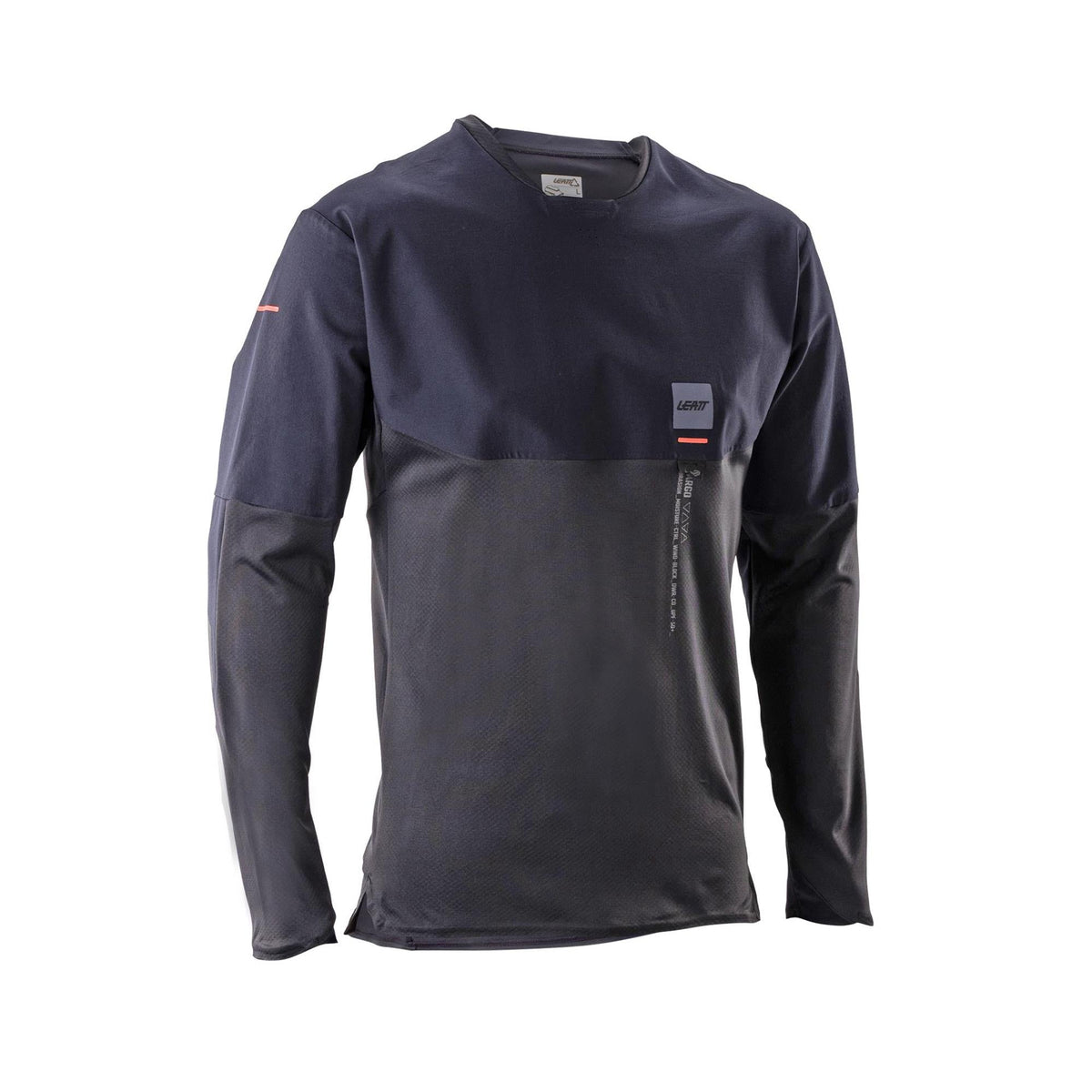 Leatt Trail 6.0 MTB Long Sleeve Cargo Jersey Ghost Black / S