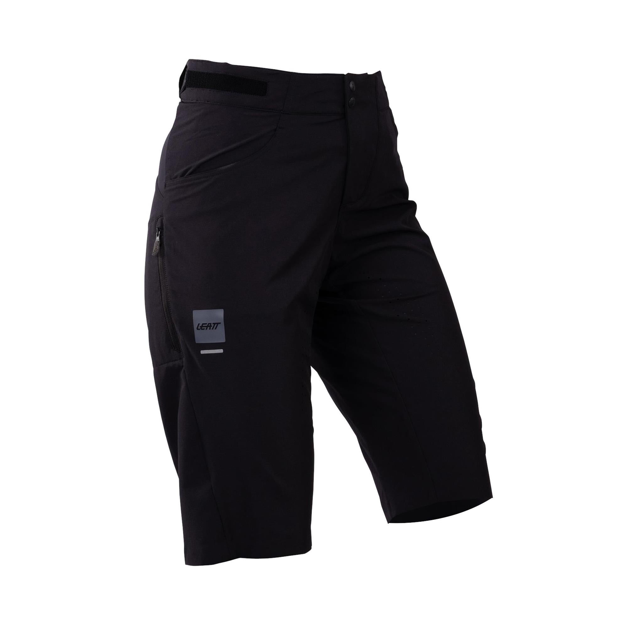 Leatt Womens Trail MTB 2.0 Shorts Ghost Black / XS