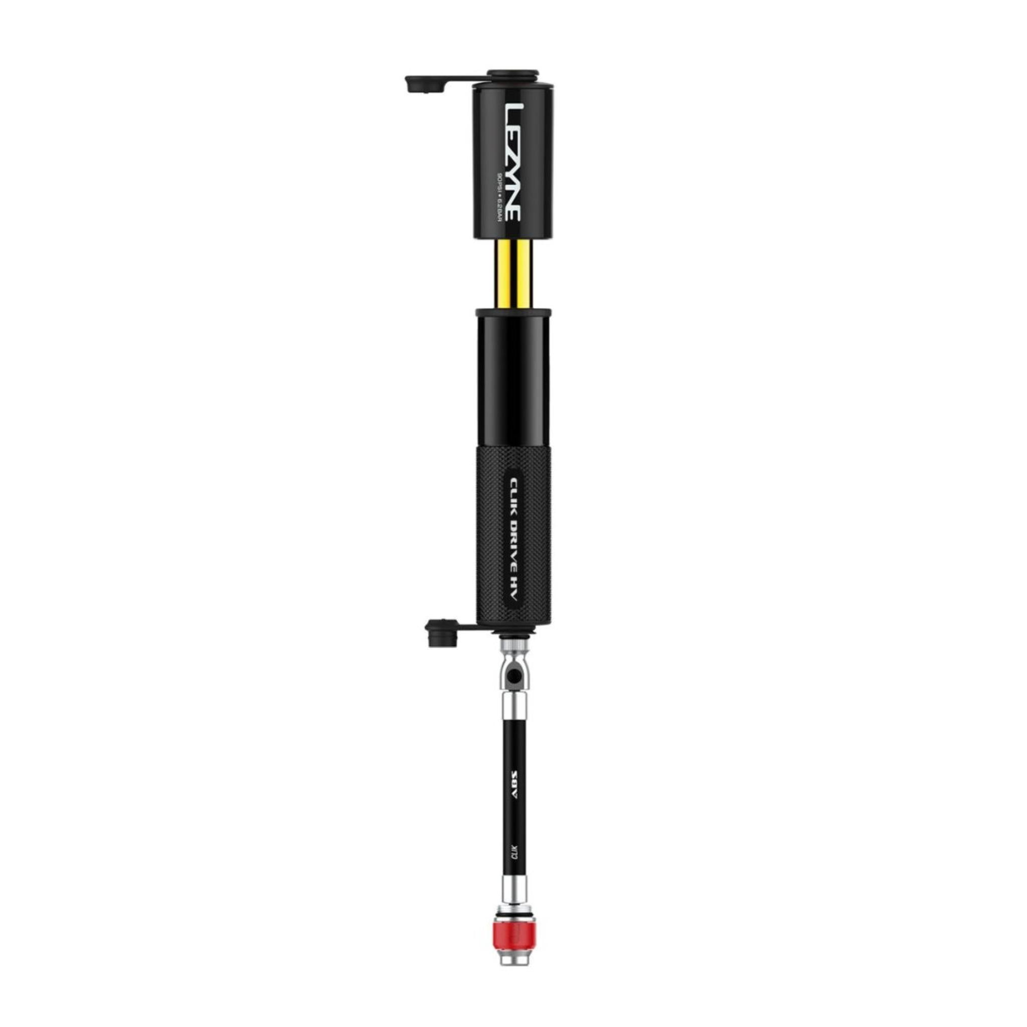 Lezyne Clik Drive HV MTB/Gravel Hand Pump Black / One Size