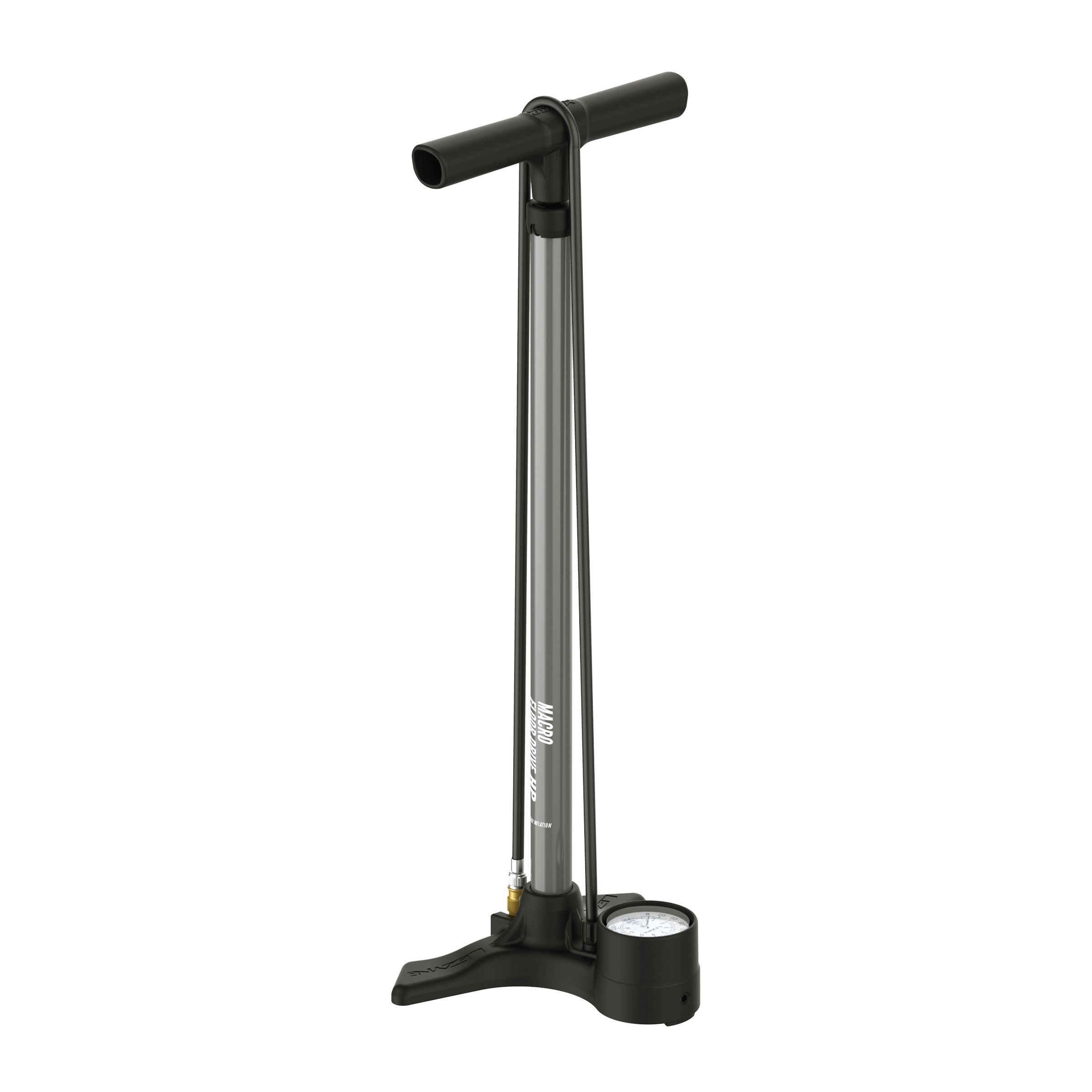 Lezyne Macro Floor Drive Pump Flat Grey / ABS