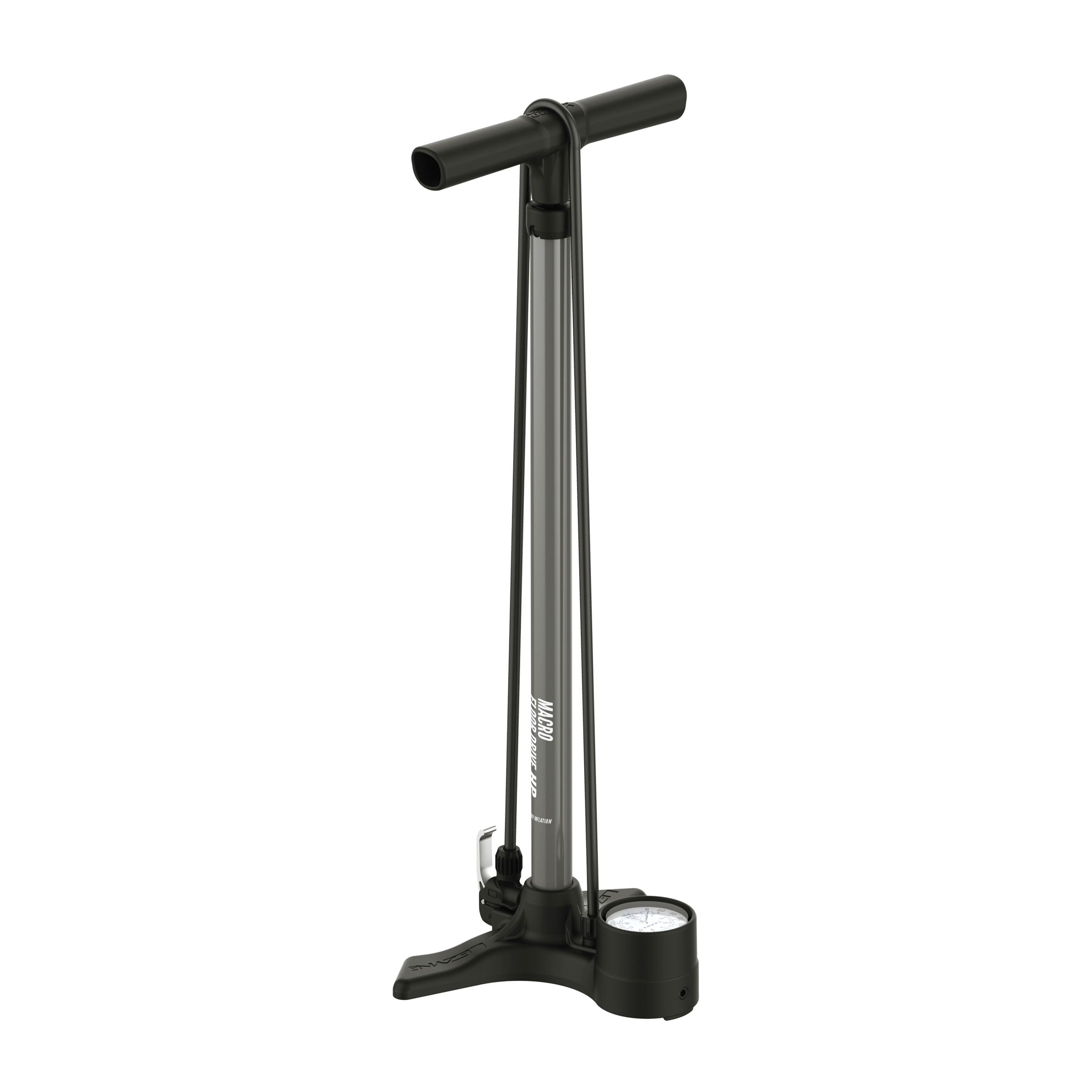 Lezyne Macro Floor Drive Pump Flat Grey / DV