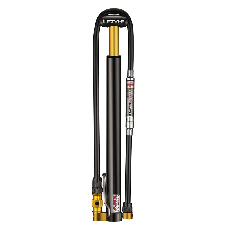 Lezyne Micro Floor Drive HP/HV Black Black / High Pressure with Gauge
