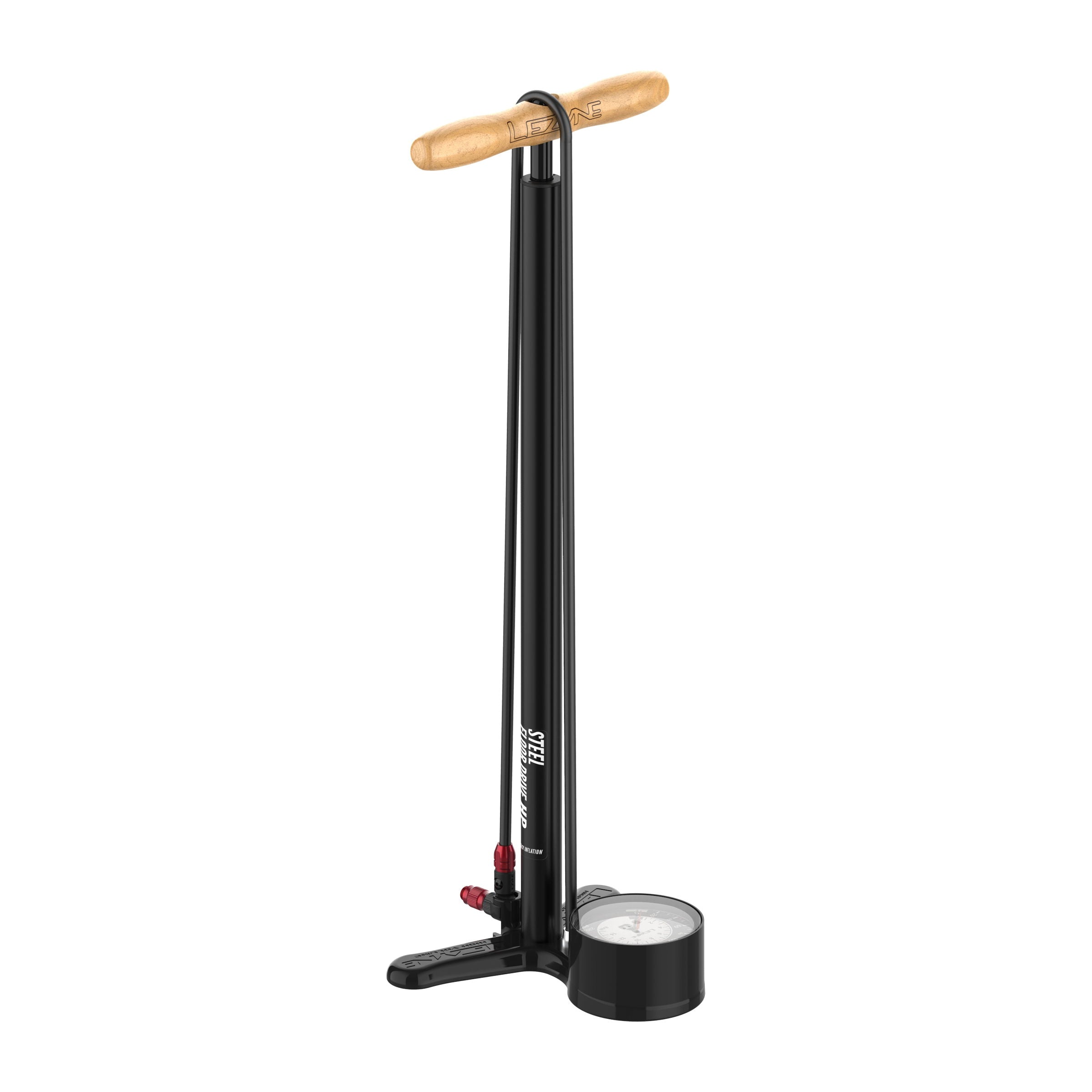 Lezyne Steel Floor Drive 3.5 Flat Black / ABS-1 Pro
