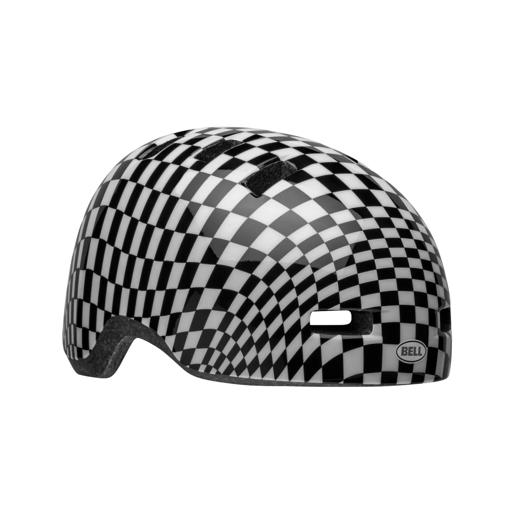 Lil Ripper Helmet Black/White Checkers / Universal Child