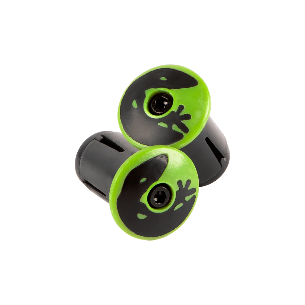 Lizard Skins DSP Bar Tape Plugs Hyper Green