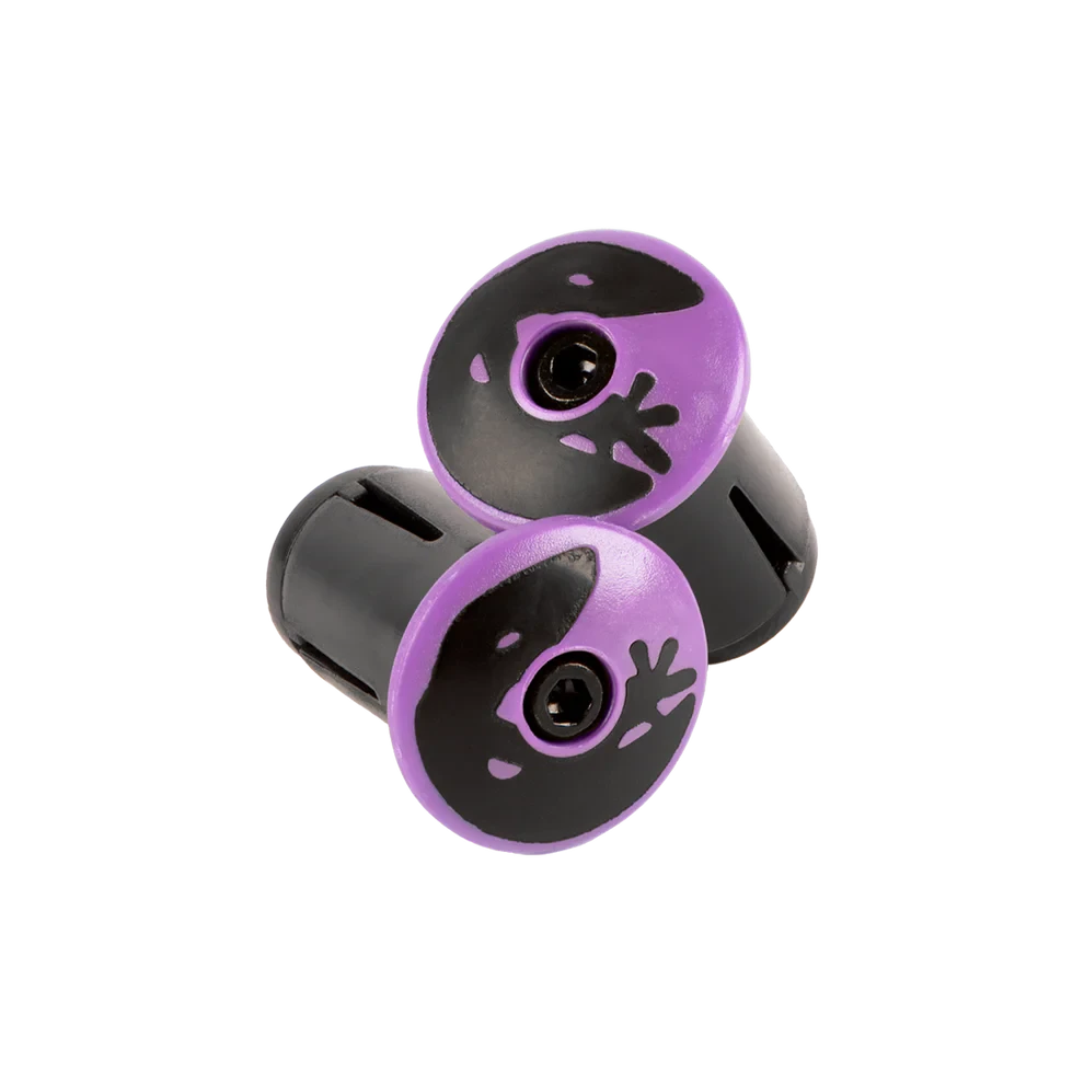 Lizard Skins DSP Bar Tape Plugs Violet Purple