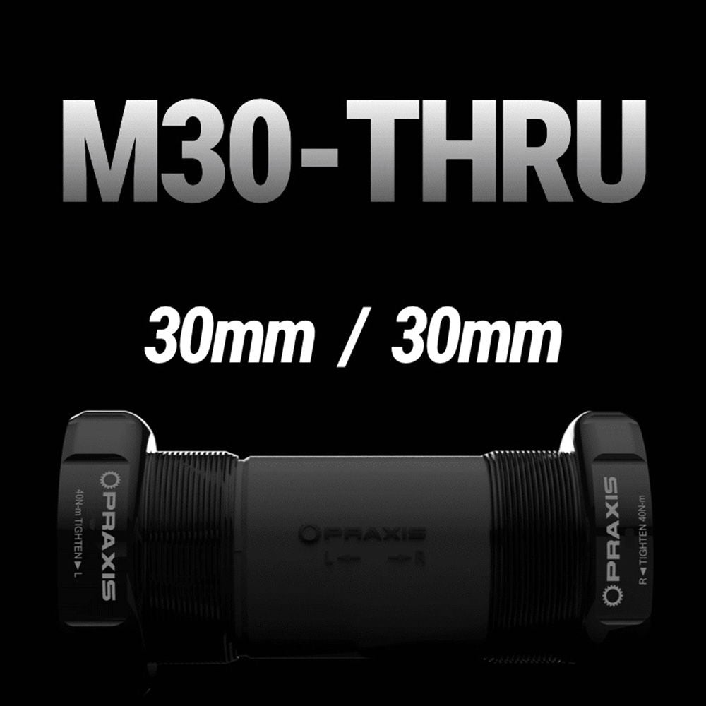 M30 Thru T47 External Bottom Bracket Black / One Size