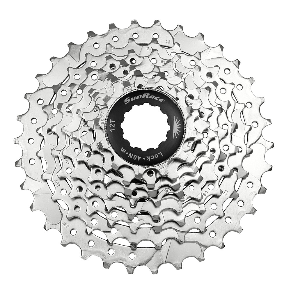 M66 8-Speed Index Cassette Silver / 11-32T
