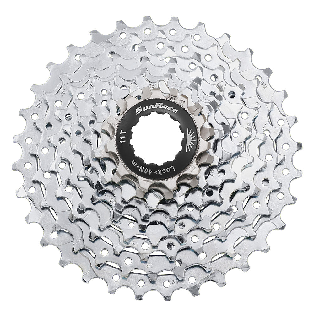 M96 9-Speed Index Cassette Silver / 11-32T