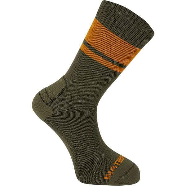 Madison DTE Isoler Waterproof Long Sock Dark Olive / EU 36 - 41 (UK 3.5-7)