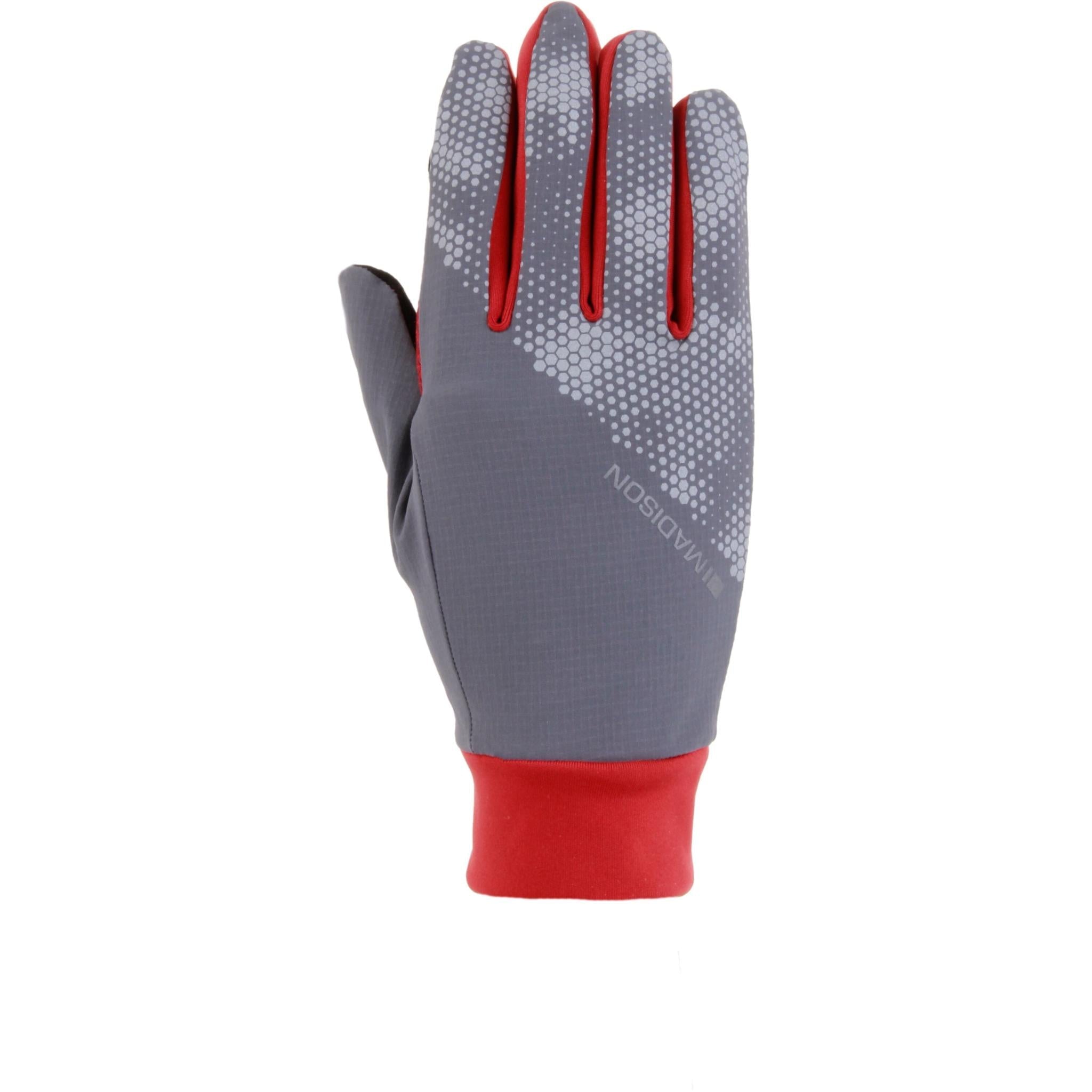 Madison Freewheel Stellar-Tech Windproof Gloves Mineral Red / Castle Grey / X-Small