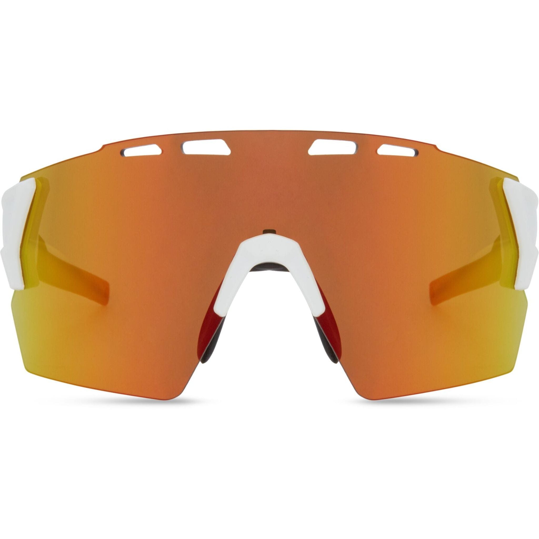 Madison Stealth II Sunglasses - 3 pack - gloss white / blue mirror / amber and clear lens Gloss White / One size / Blue Mirror Amber & Clear