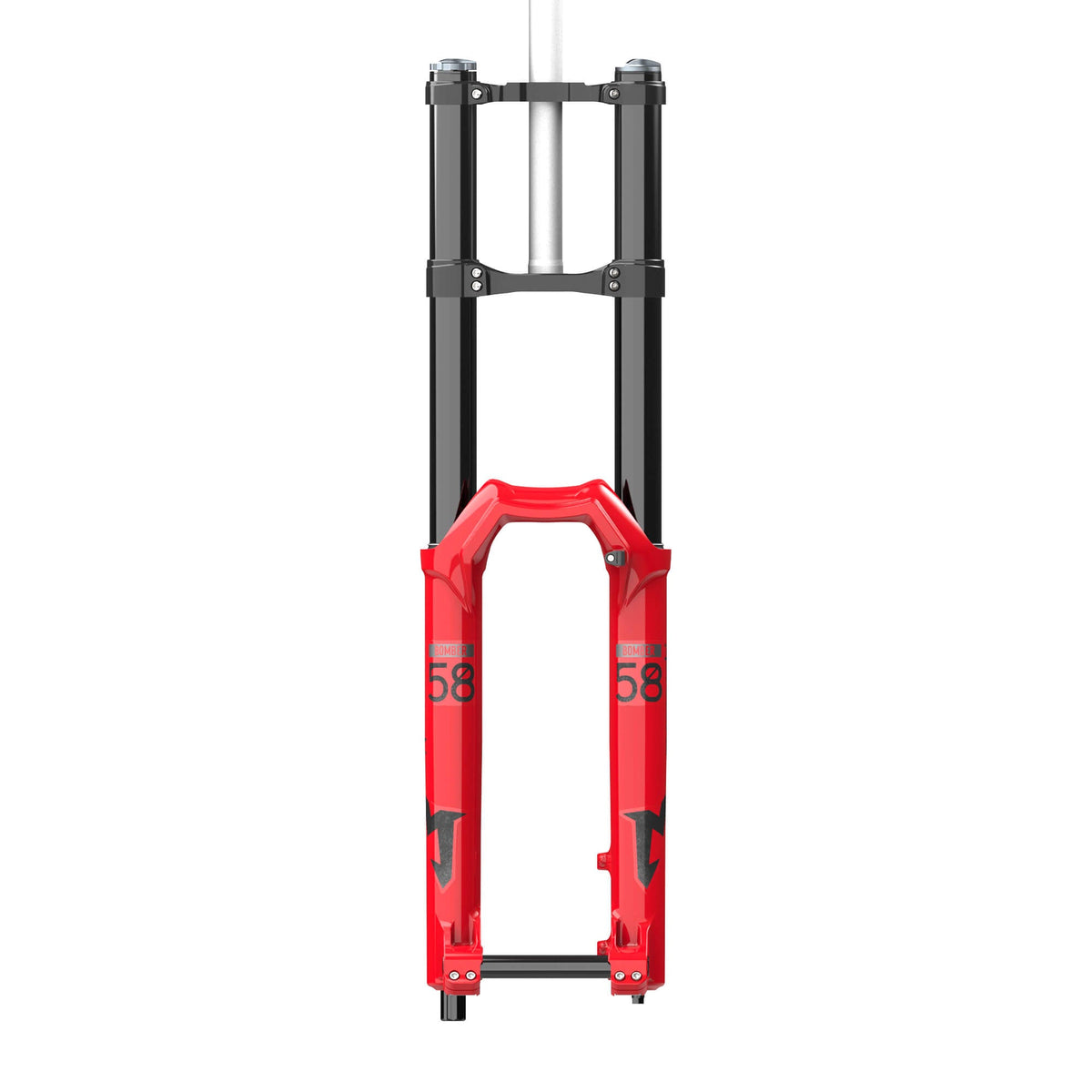 Marzocchi Bomber 58 GRIP FIT Fork 2026 Red / 27.5 x 203mm / Straight Steerer