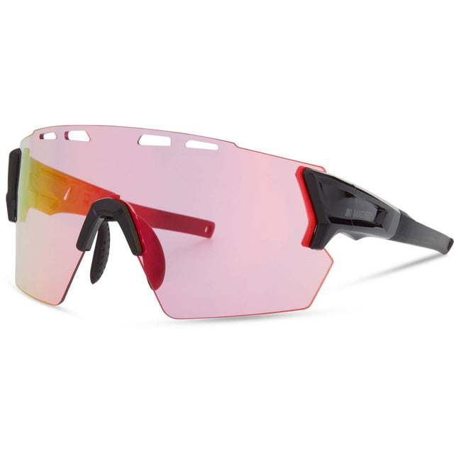 Madison Stealth II Glasses - 3 pack - gloss black / pink rose mirror / amb / clr lens