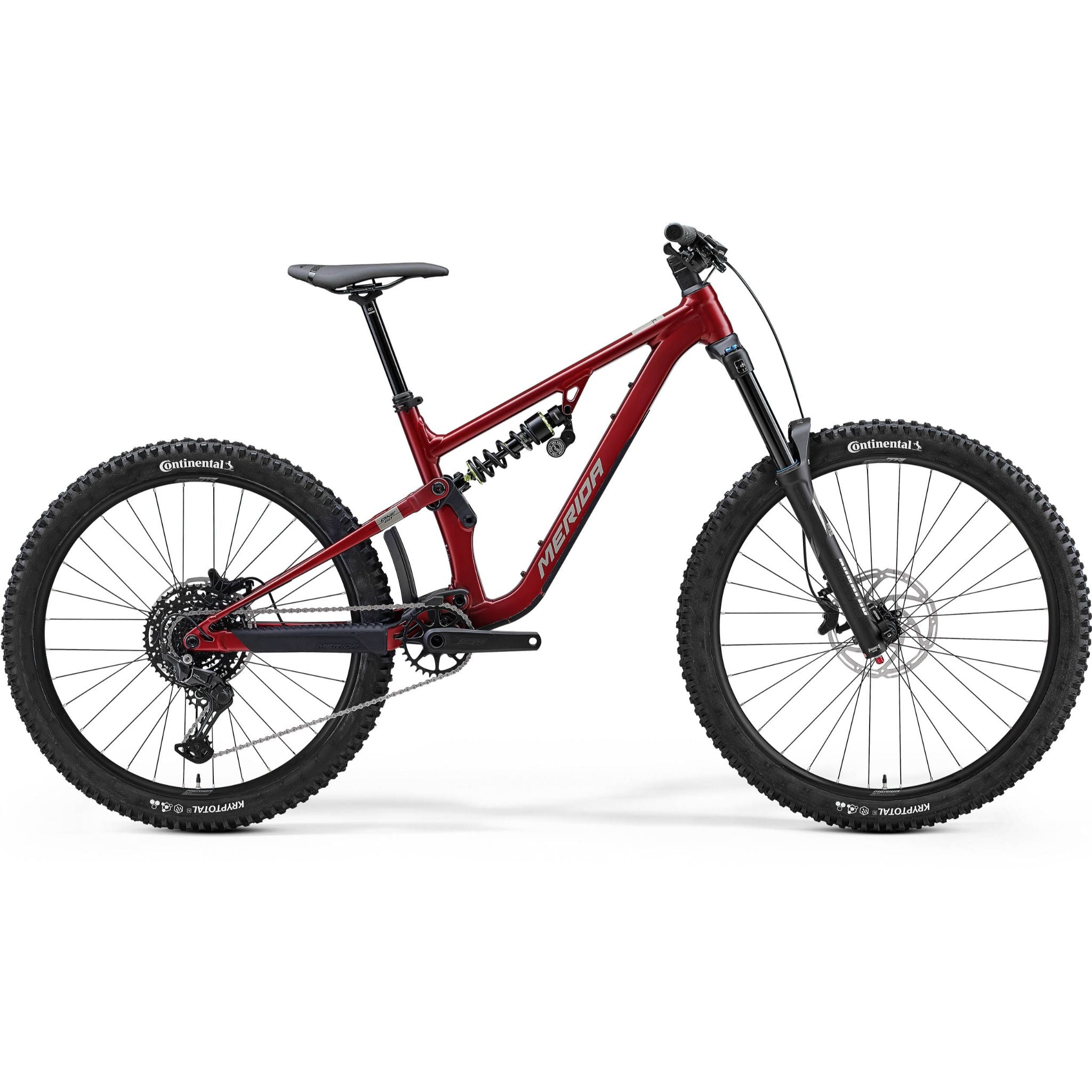 Merida One-Sixty FR 400 2024 Red/Grey/Black / XShort
