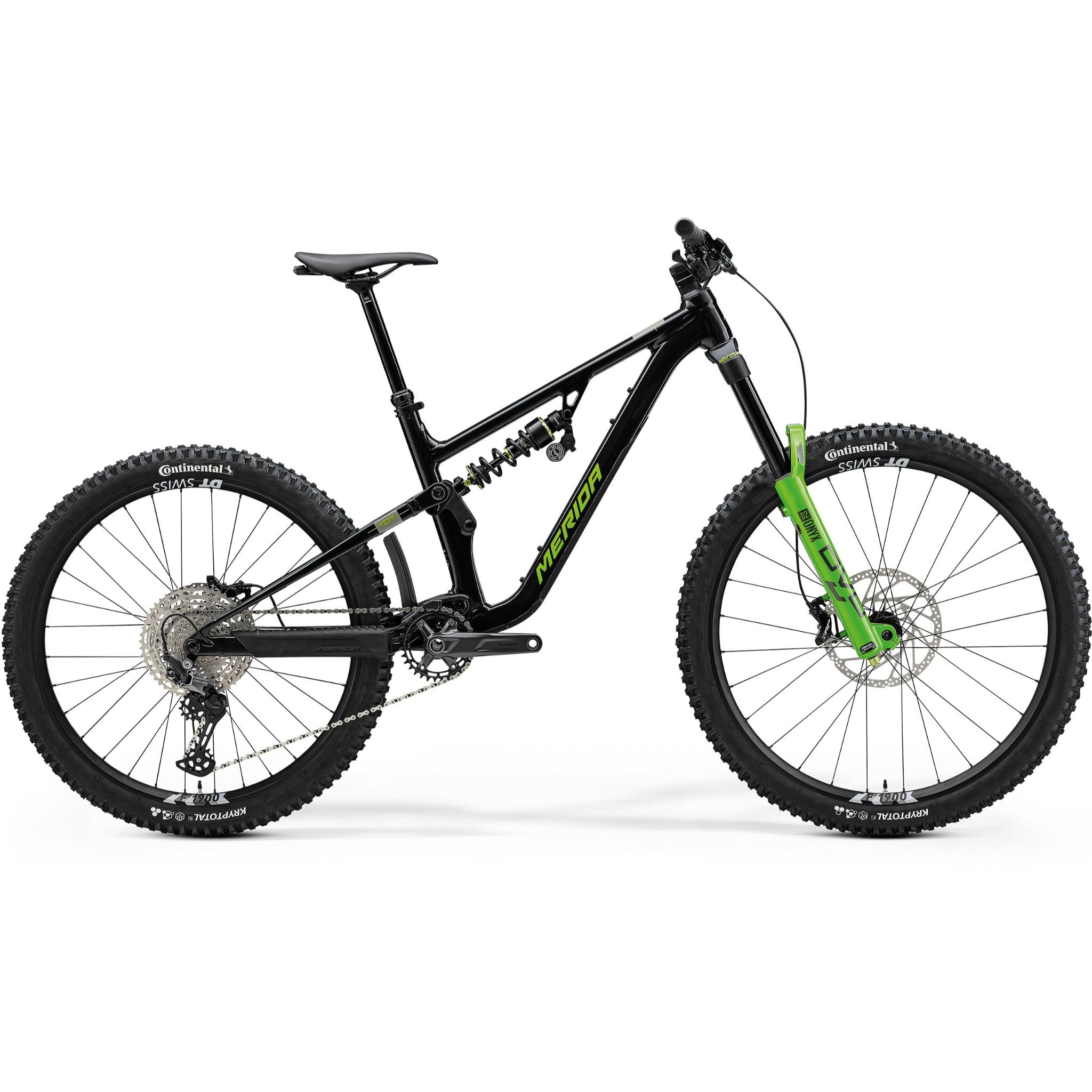 Merida One-Sixty FR 800 2025 Black/Grey/Green / XShort
