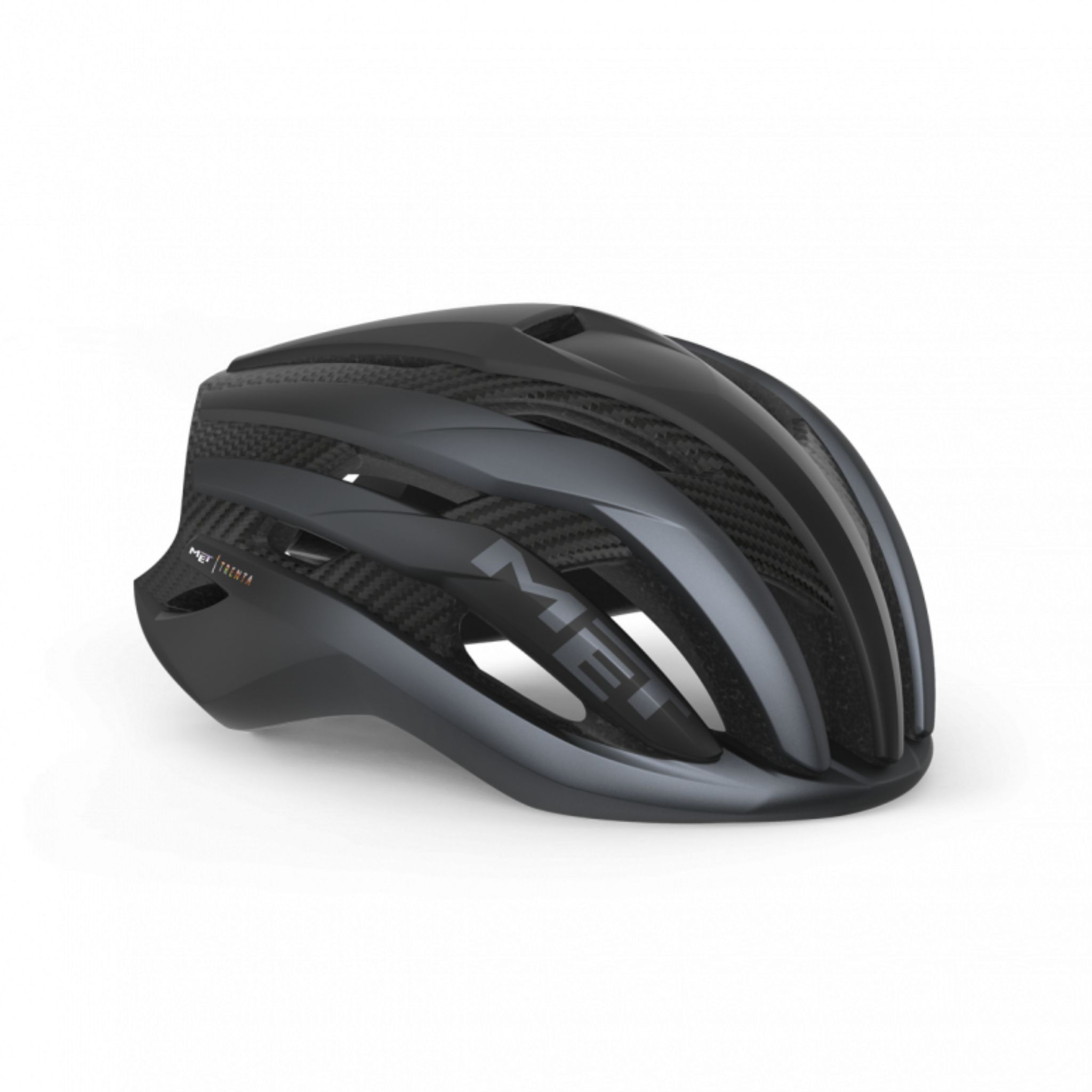 MET Trenta 3K Carbon MIPS Helmet Black / 52-56cm (Small)