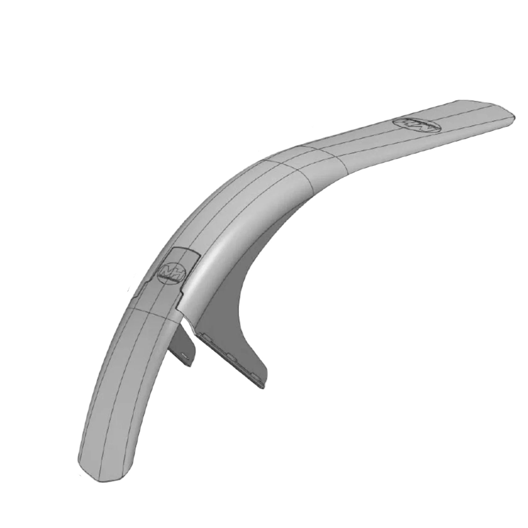 MK2 Rear Mudguard Black / L