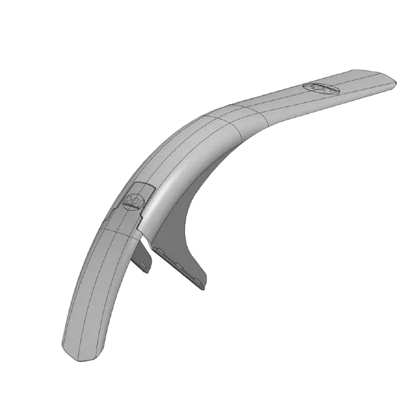 MK2 Rear Mudguard Black / M