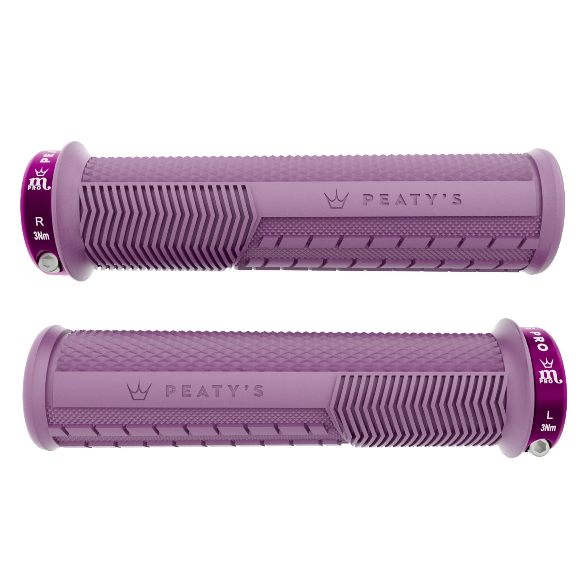 Monarch Pro Knurl Grips Plum / Thick