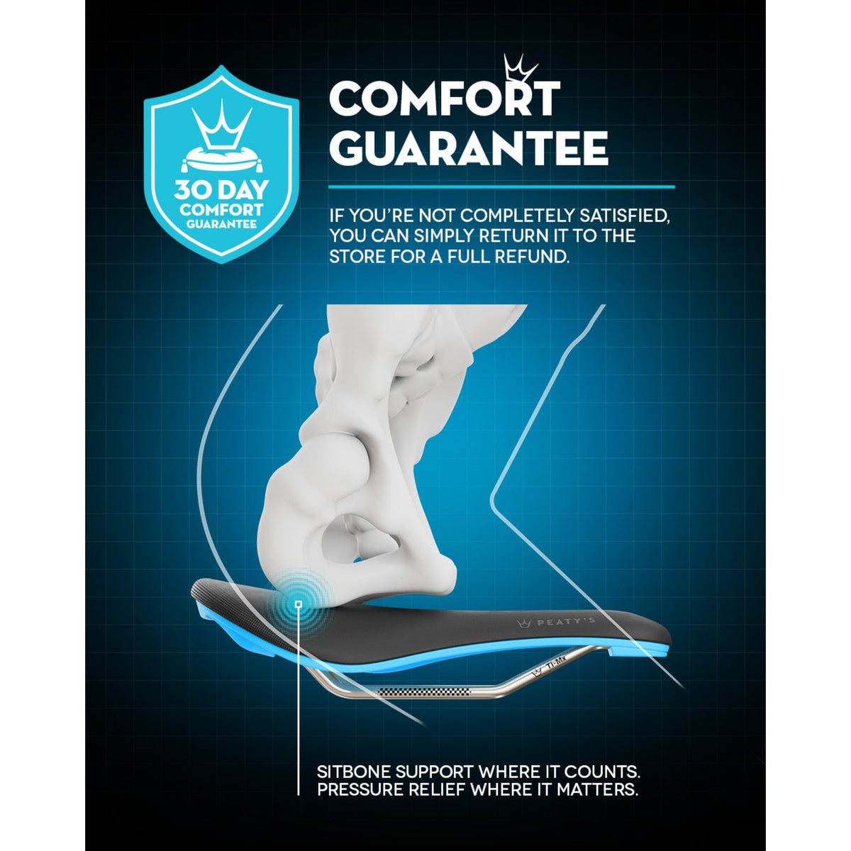 Monarch Saddle - Ti-MX Rail