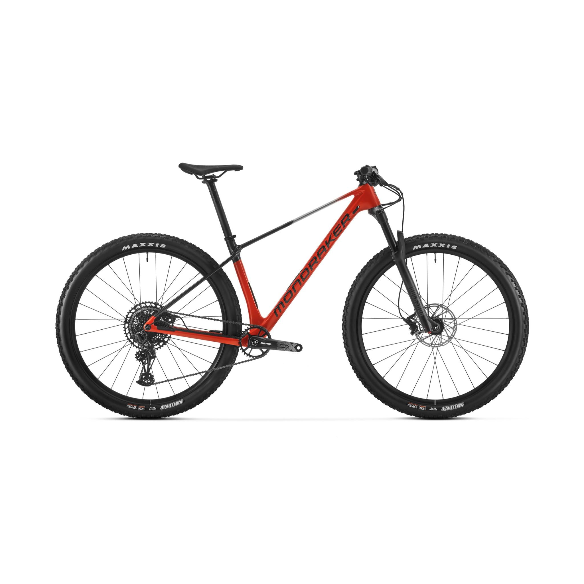 Mondraker Chrono Carbon DC 2024 Flame Red / Vortex Grey / Racing Silver  / S