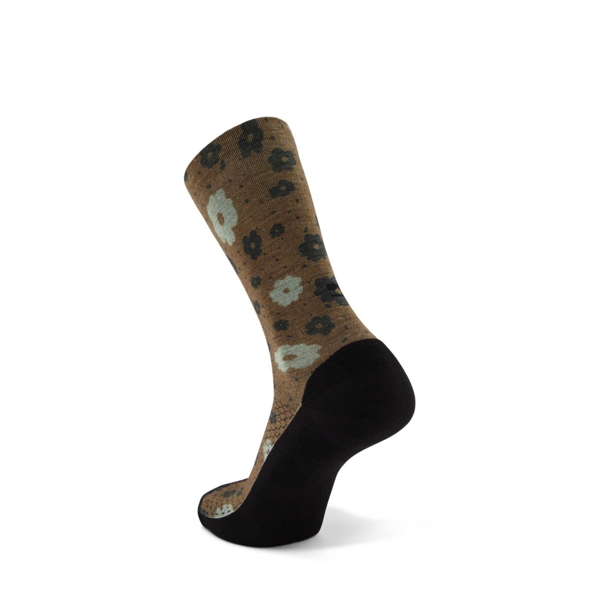 Mons Royale Atlas Crew Sock Digital - Aoraki Lily