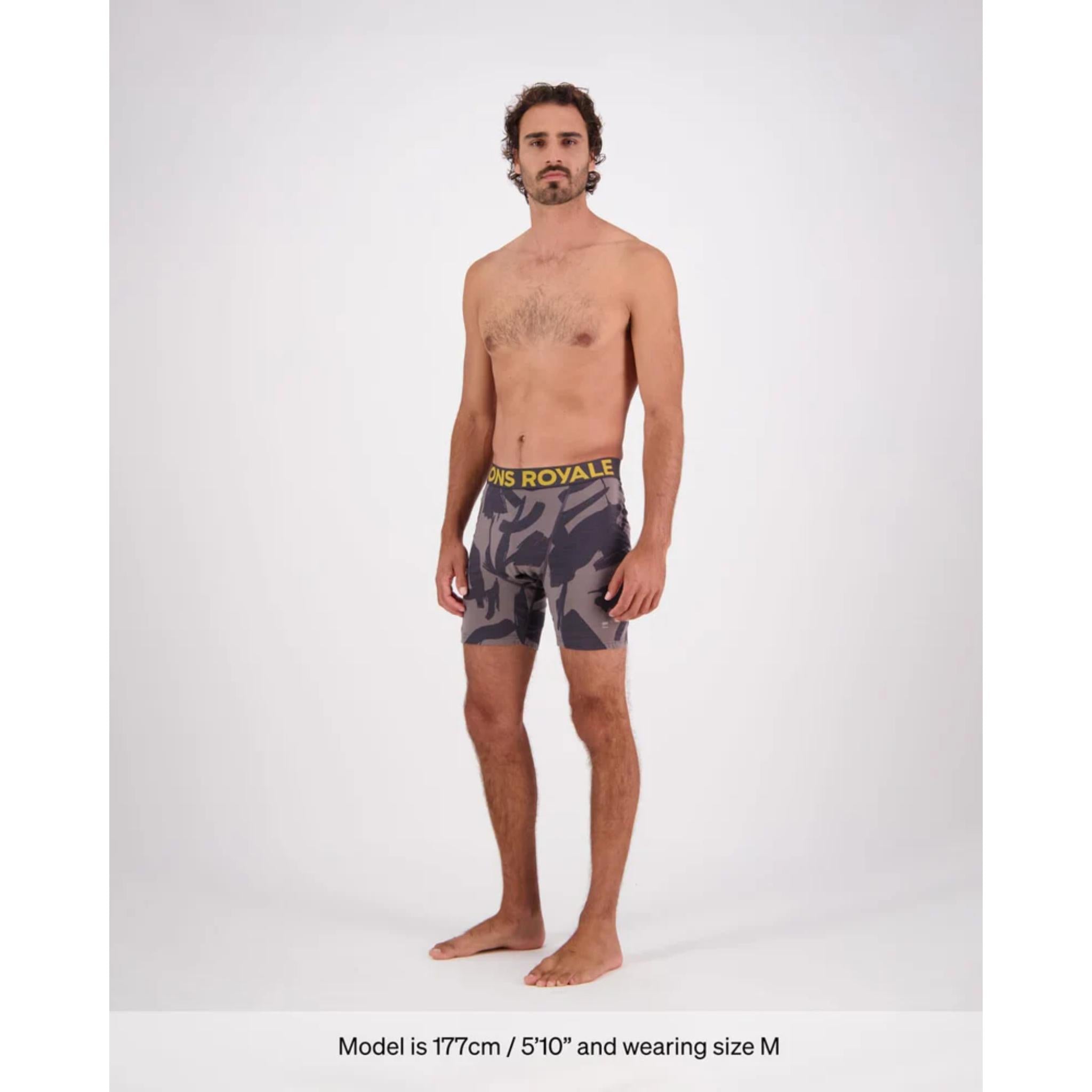 Mons Royale Hold 'em Merino Boxer Shorts