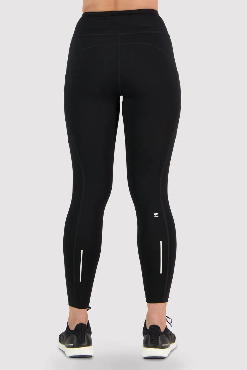 Mons Royale Merino Active Women's Leggings Black / XL