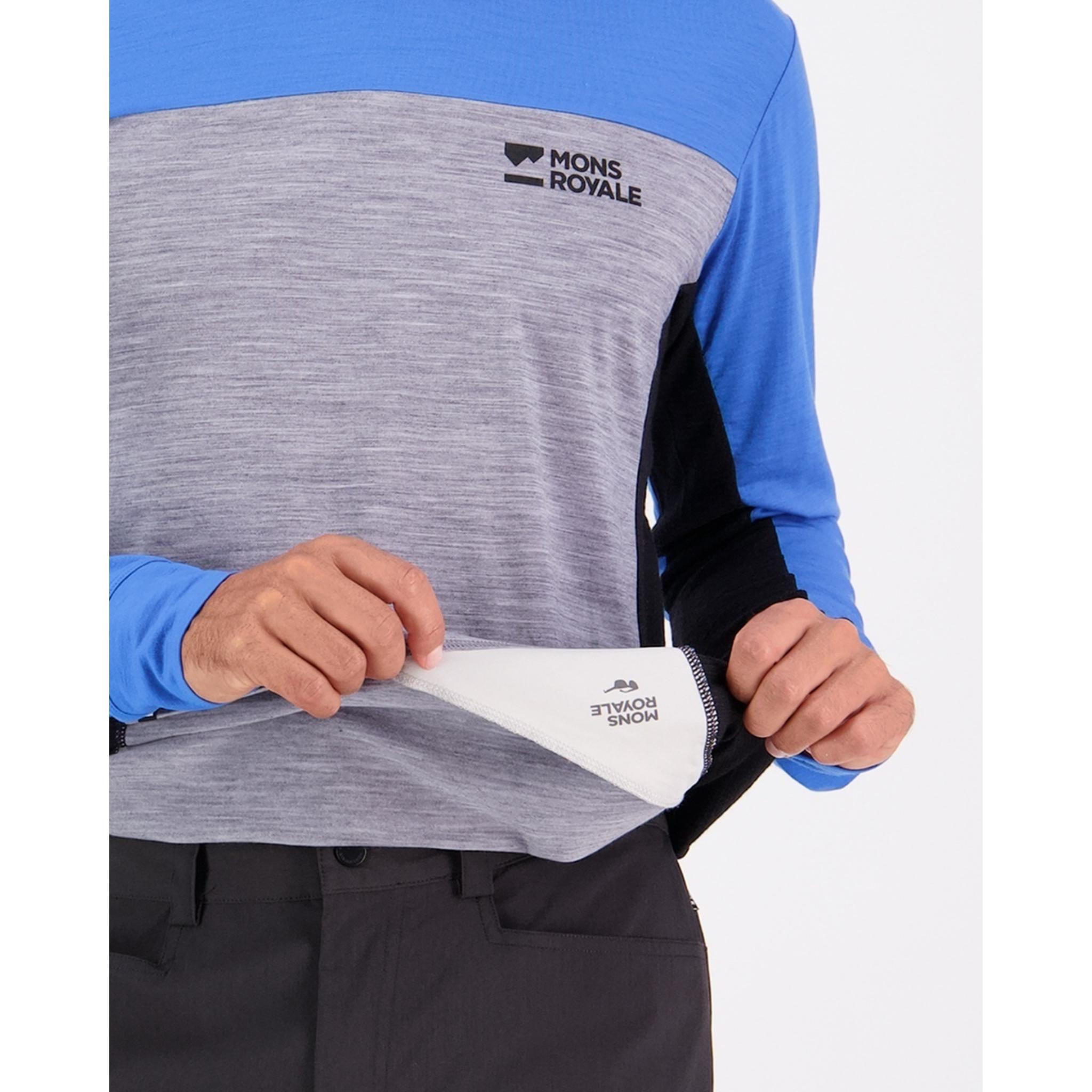 Mons Royale Redwood Enduro VLS Jersey - Blue Gravel