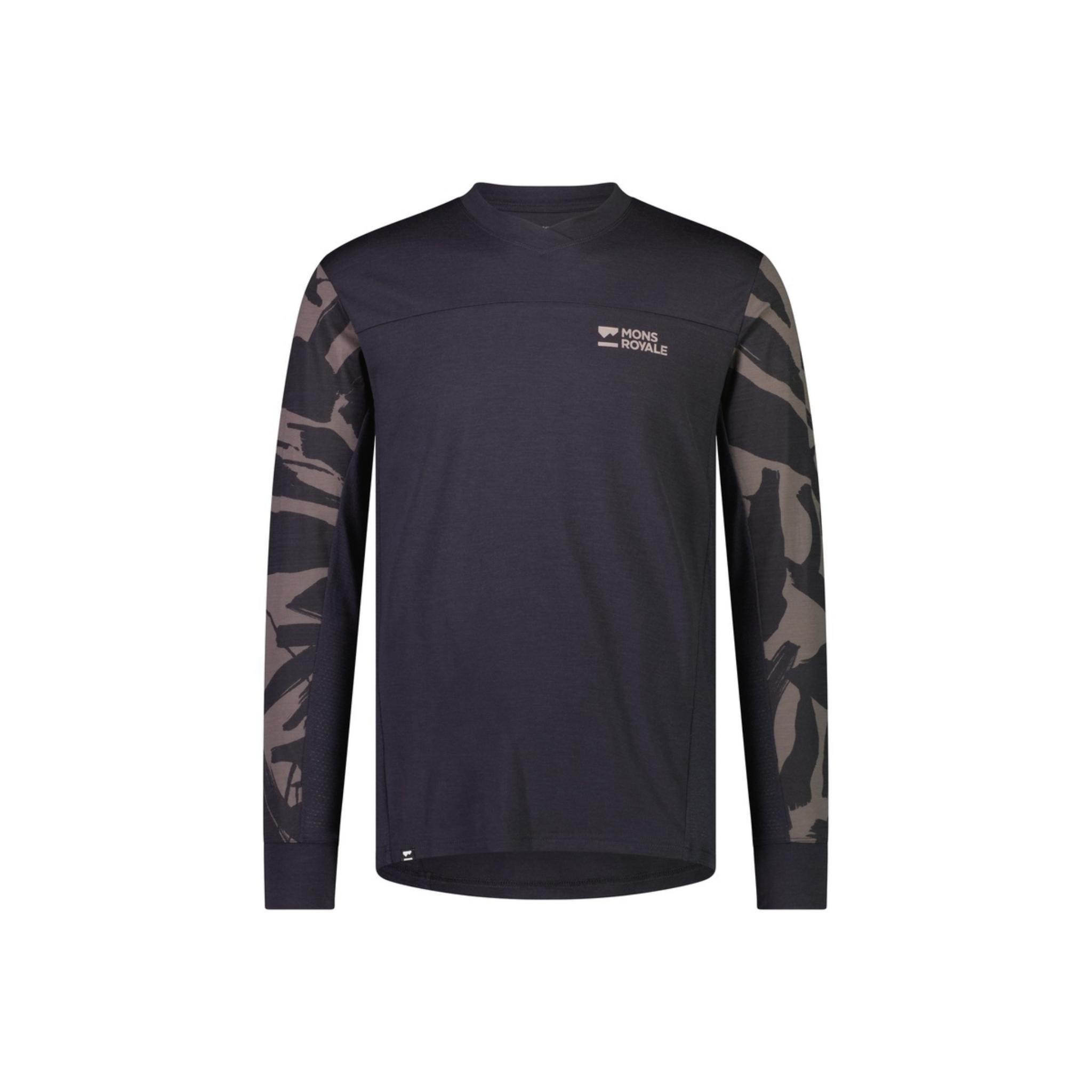 Mons Royale Redwood Enduro VLS Jersey - Shale / Fragments Shale / Fragments / L