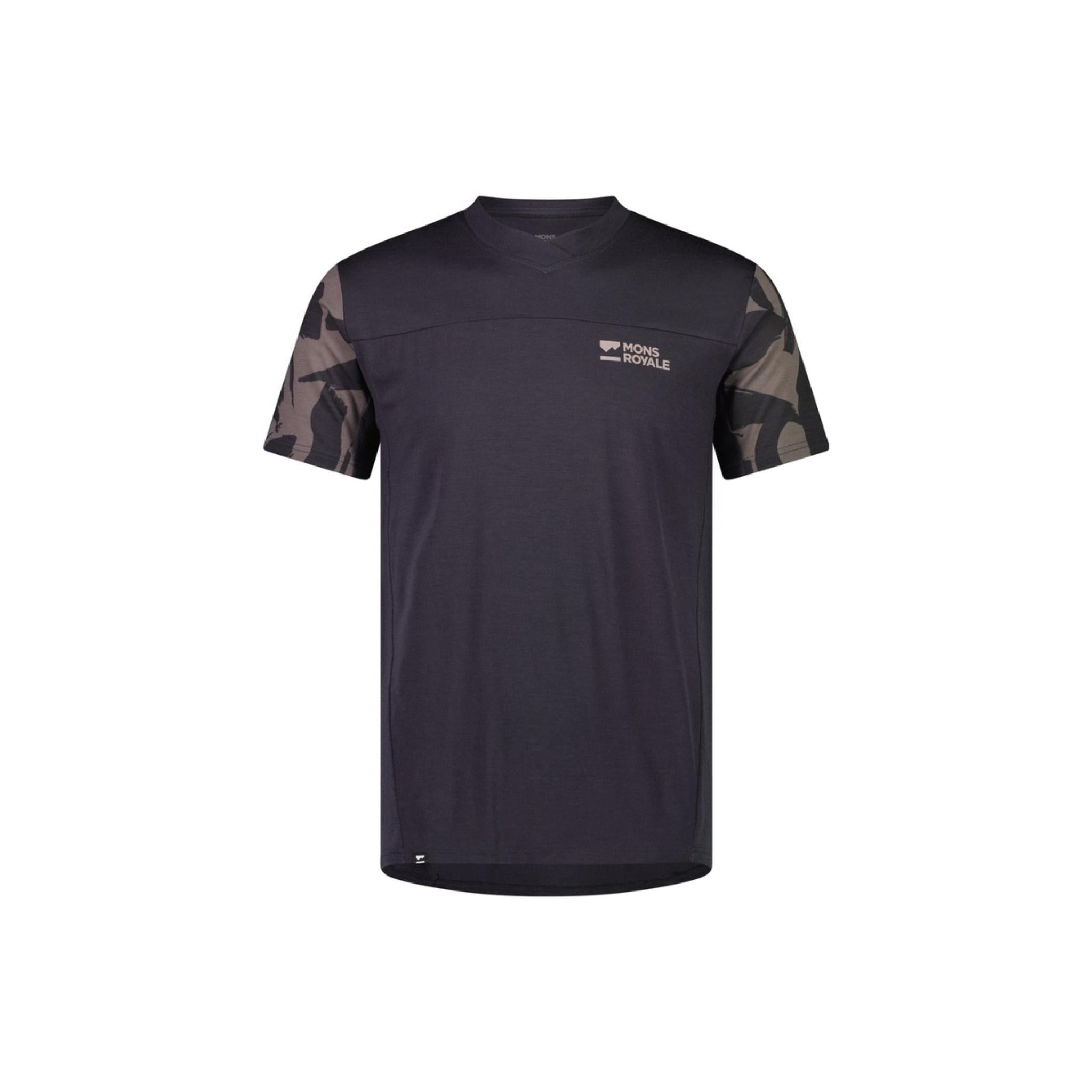 Mons Royale Redwood Enduro VT Jersey - Shale / Fragments Shale / Fragments / S