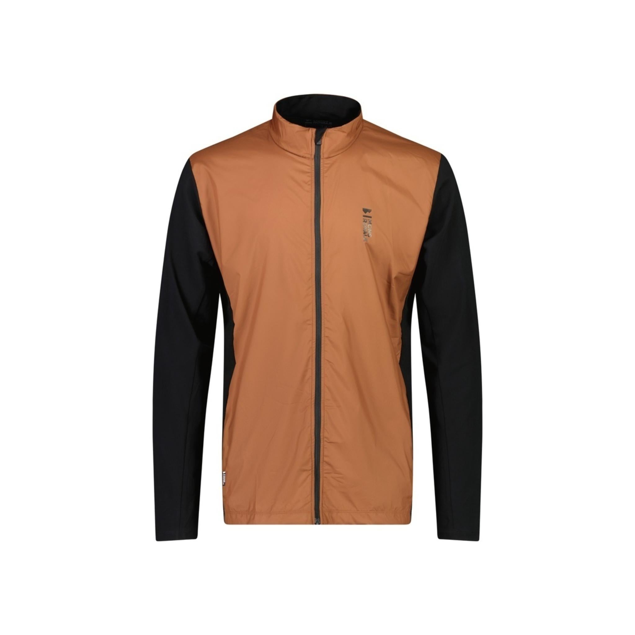 Mons Royale Redwood Wind Jersey - Dark Copper / Black Dark Copper / Black / L