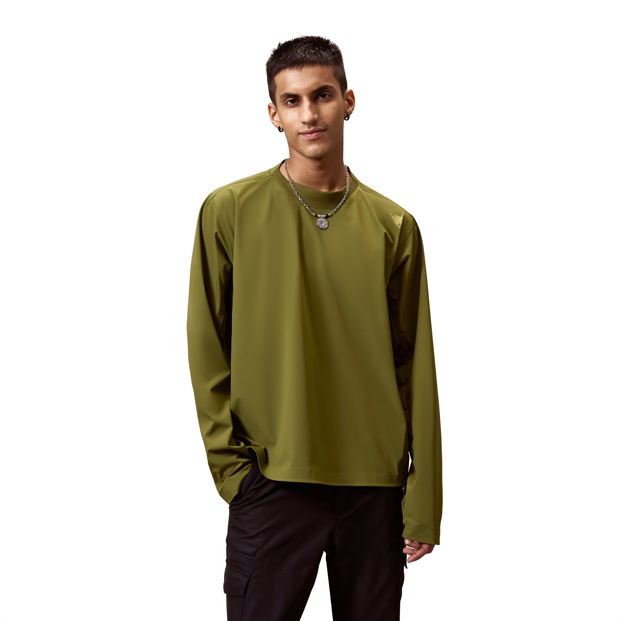 MT500 Burner Waterproof Pullover Moss Green / S
