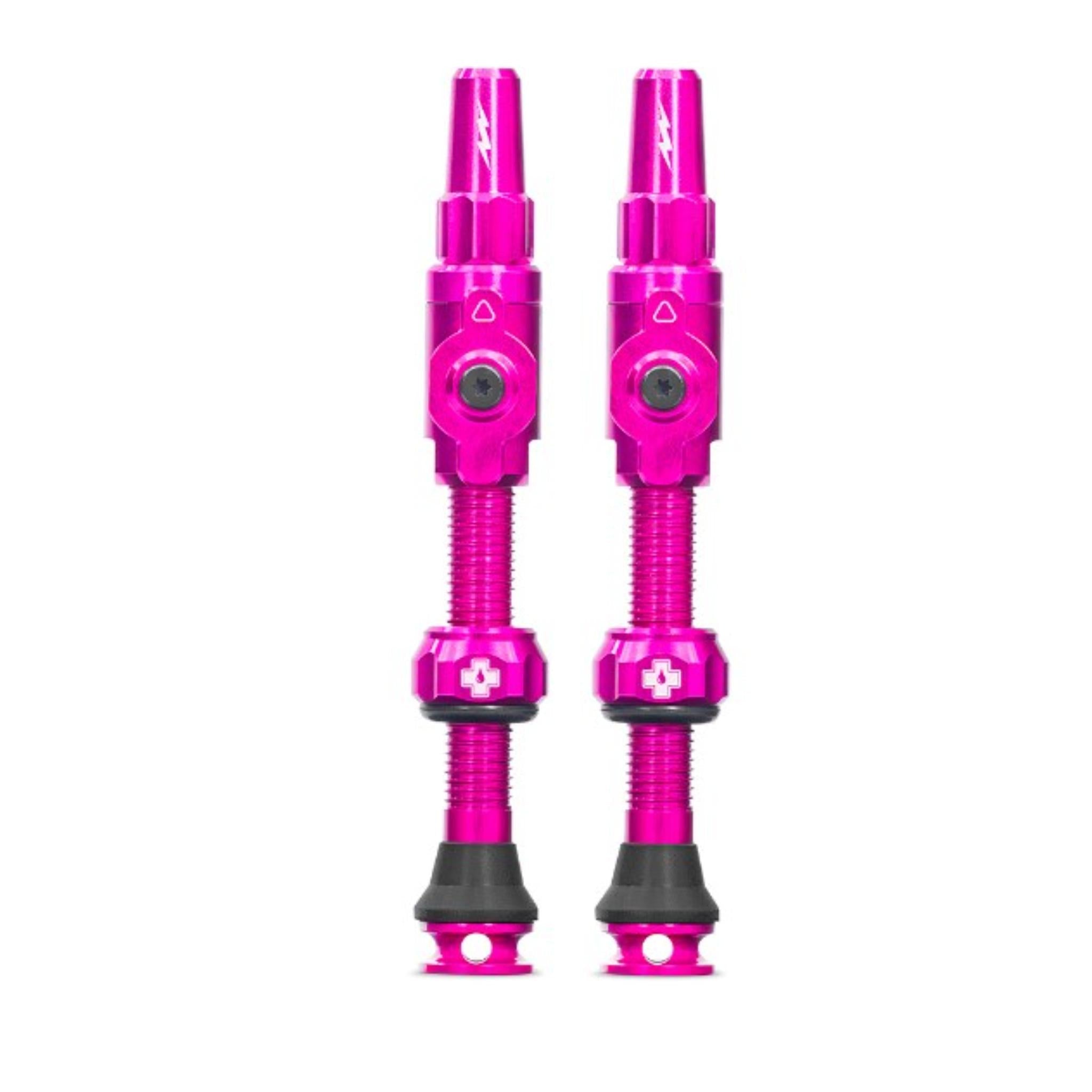 Muc-Off Big Bore Tubeless Valves Pink / Large / Lite (Presta)
