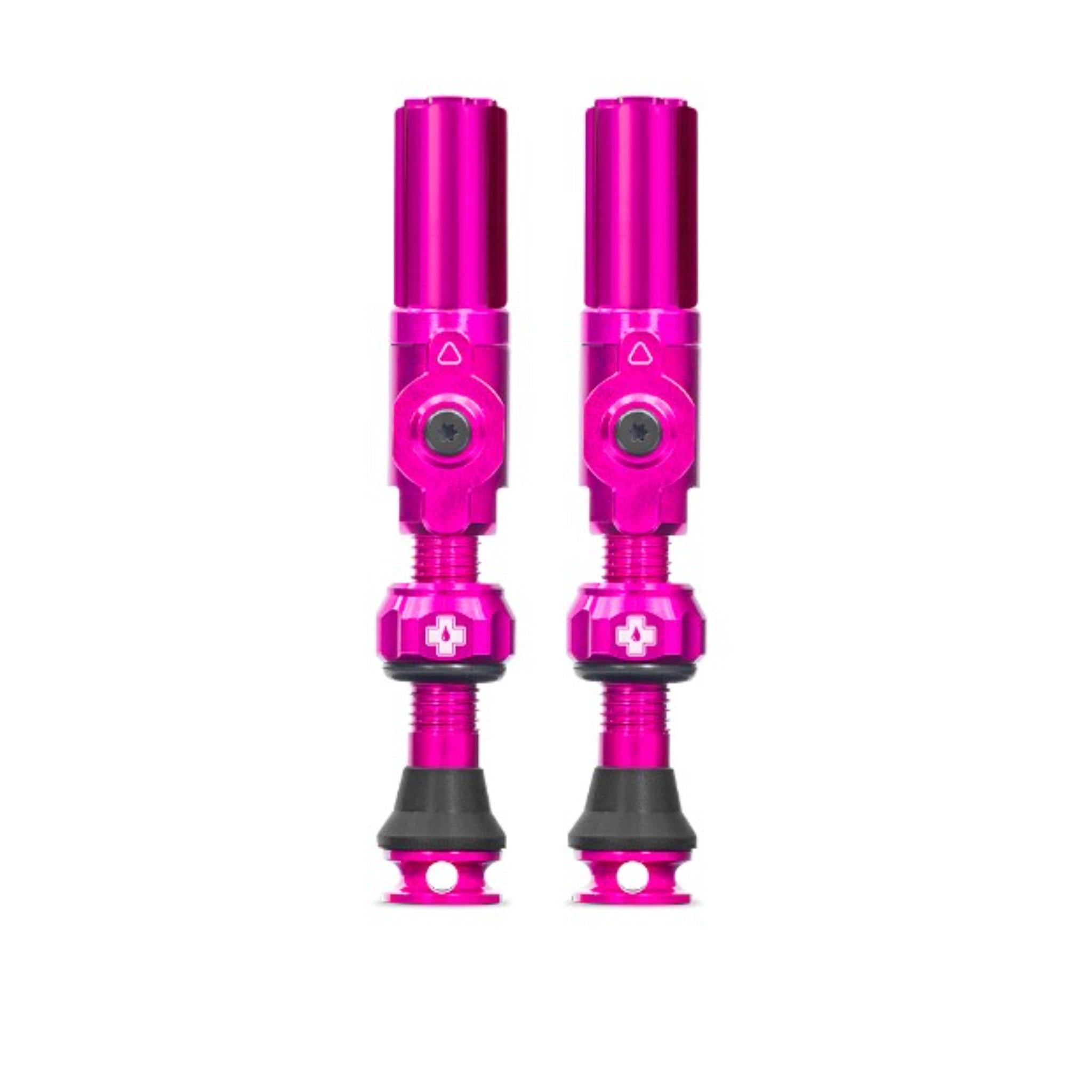 Muc-Off Big Bore Tubeless Valves Pink / Medium / Hybrid (Schrader)
