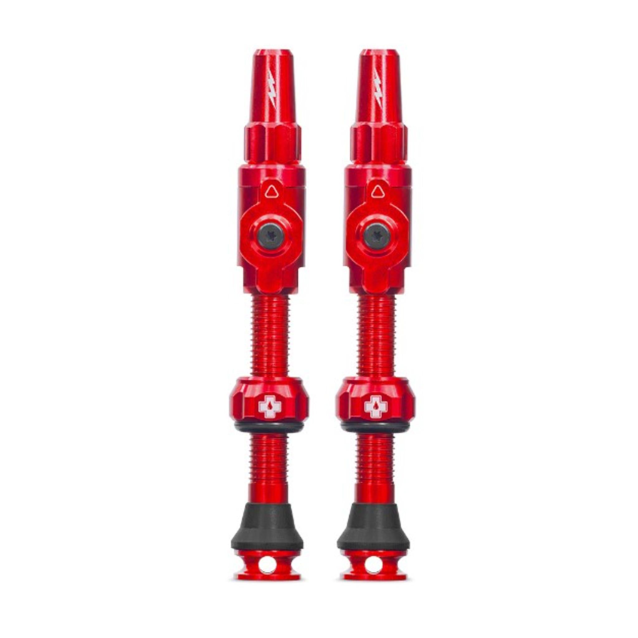 Muc-Off Big Bore Tubeless Valves Red / Large / Lite (Presta)