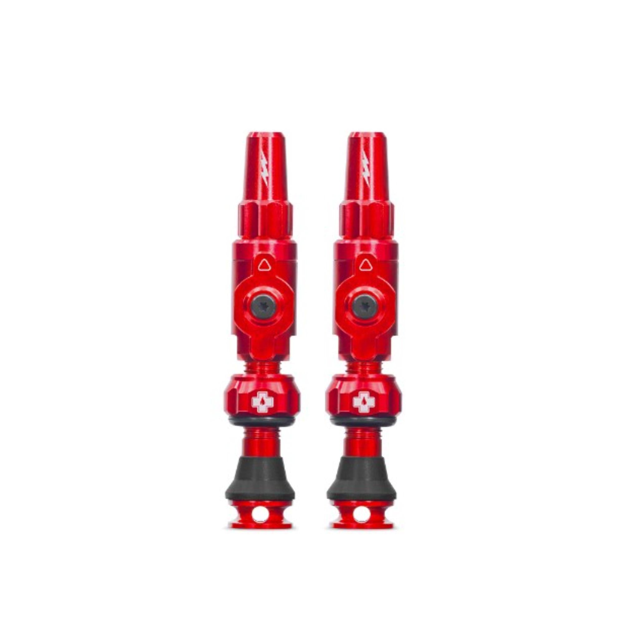 Muc-Off Big Bore Tubeless Valves Red / Small / Lite (Presta)