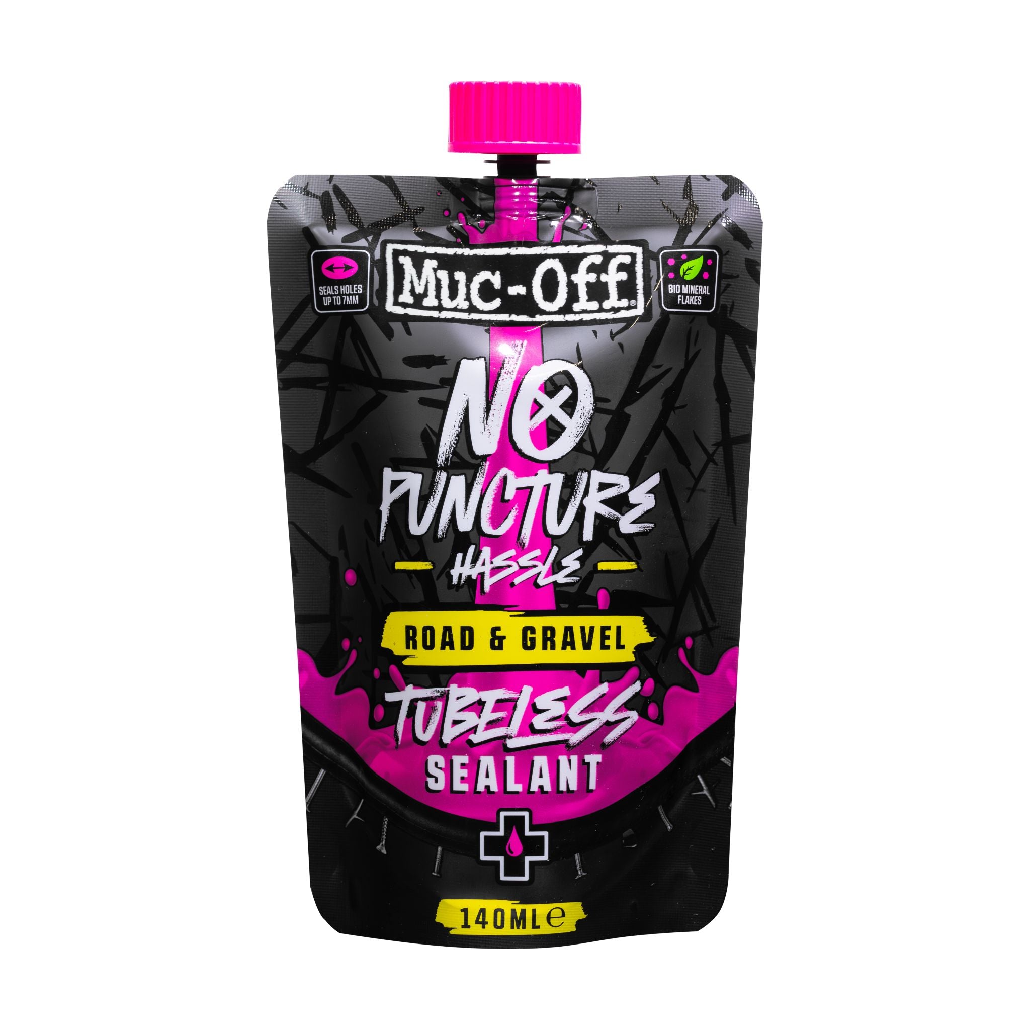 Muc-Off No Puncture Hassle Road & Gravel Tubeless Tyre Sealant 140ml