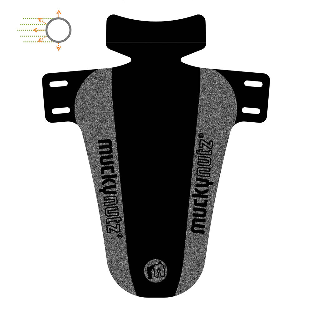 Mucky Nutz Mini Face Fender V2 Reflective/Black