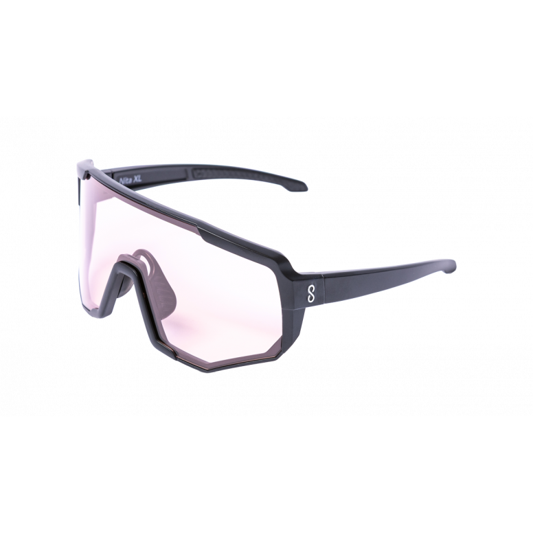 Nita XL Glasses Black / Pink + Clear