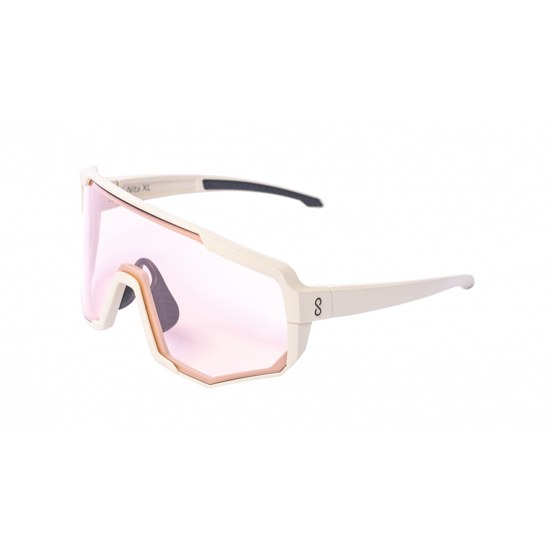Nita XL Glasses Driftwood / Pink + Clear