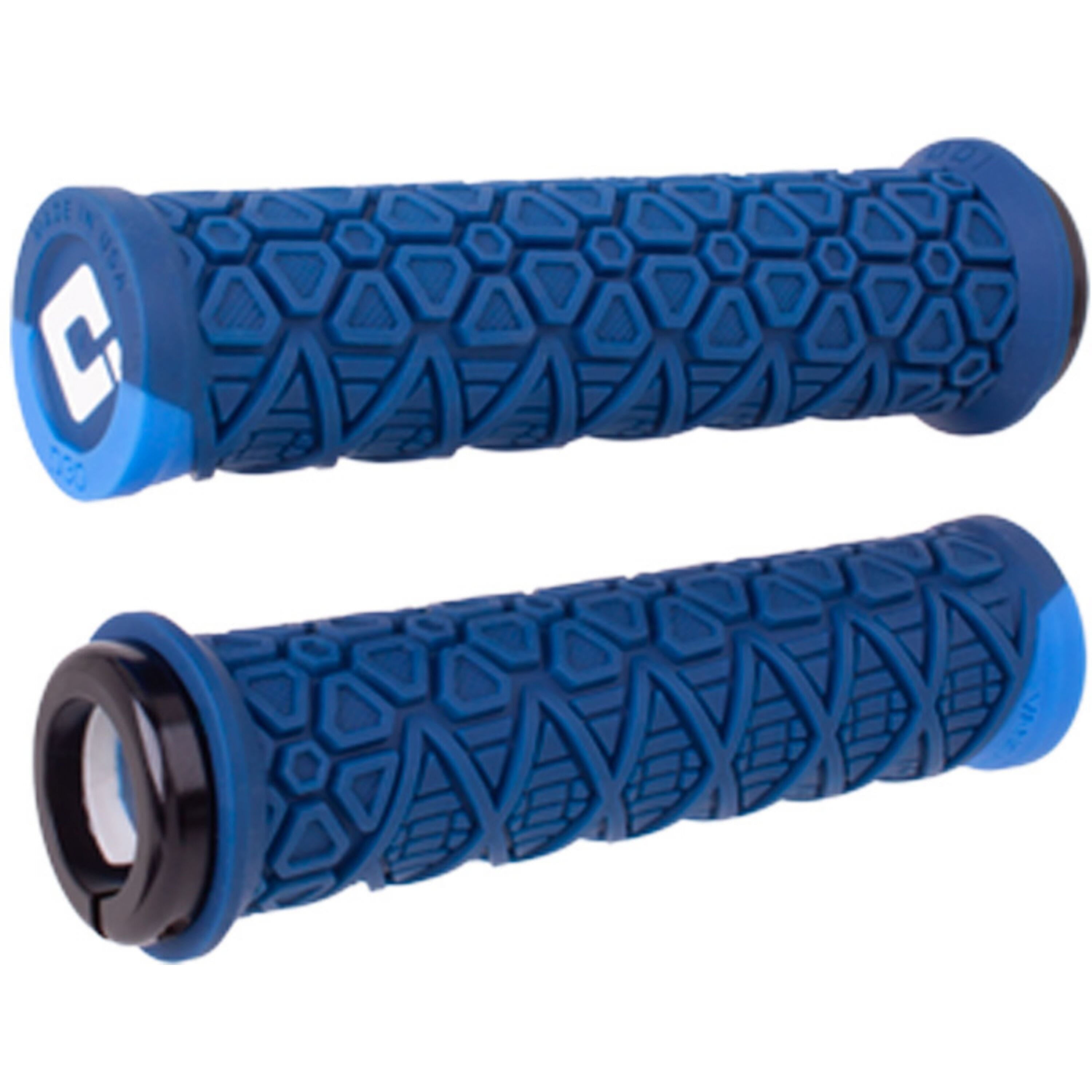 ODI Vanquish D30 MTB Lock On Grips Blue