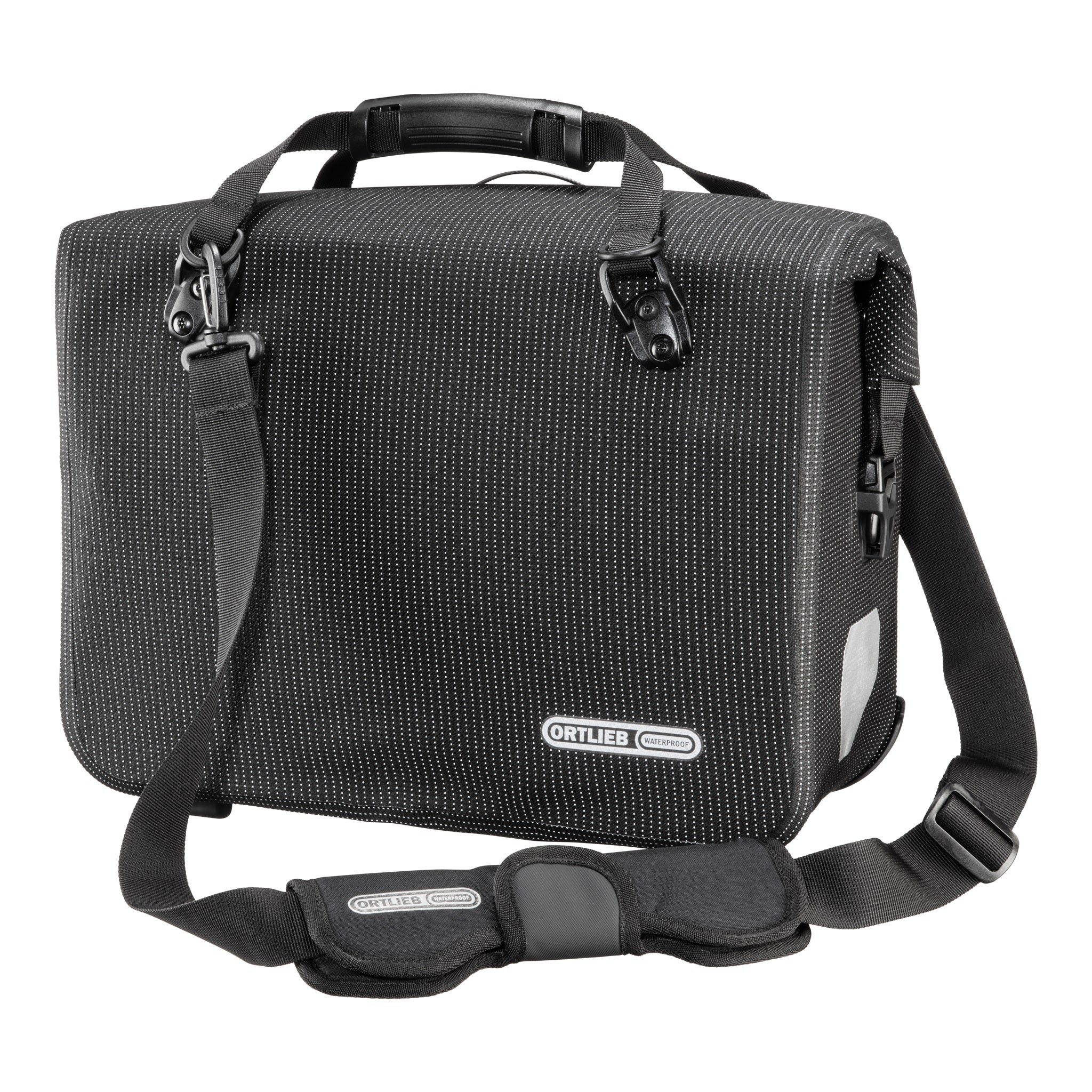 Office Bag High Vis Pannier Bag Black/Reflective / 21L / QL3.1