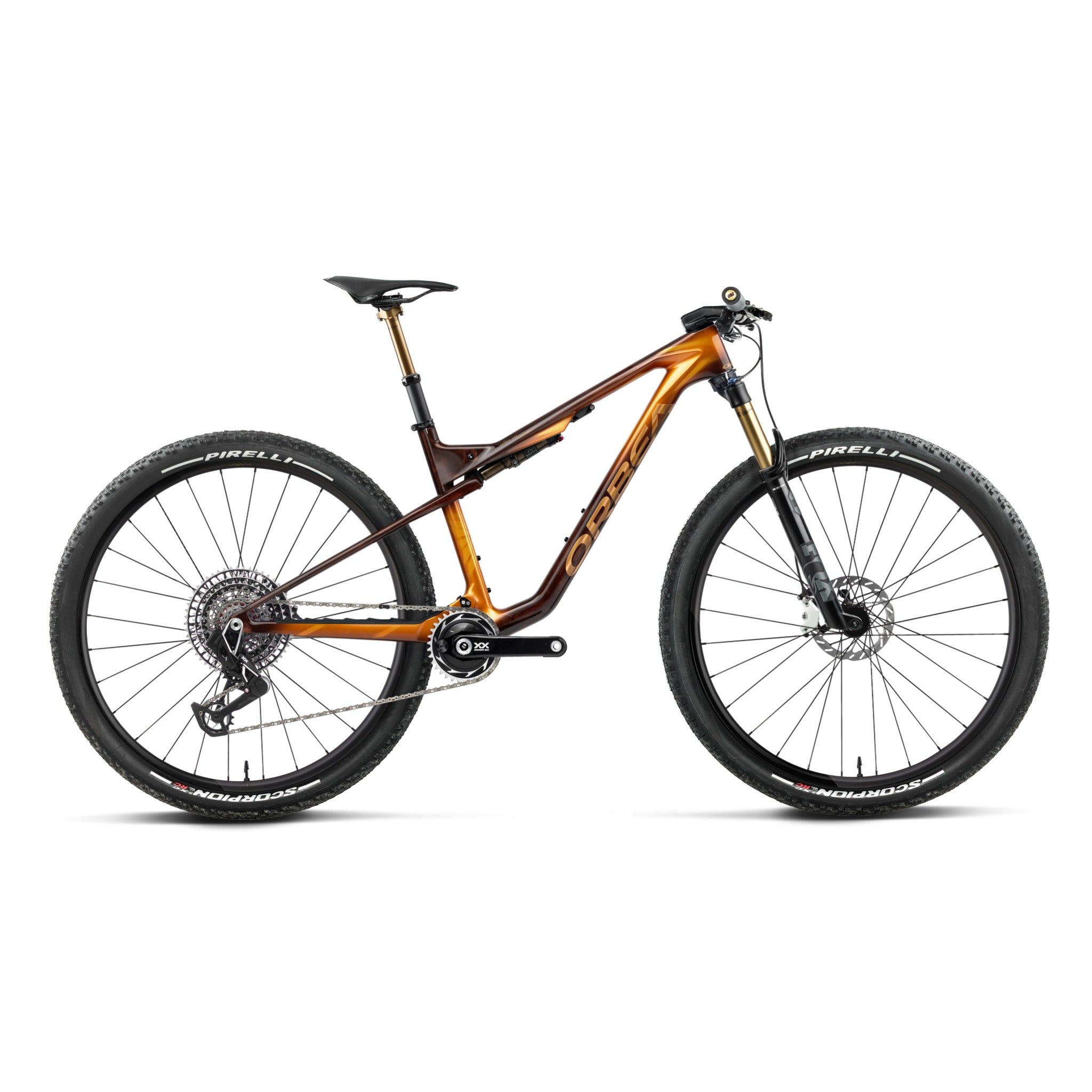 Oiz M-Ltd 2027 Caramel Carbon View - Leo Orange (Gloss) / S
