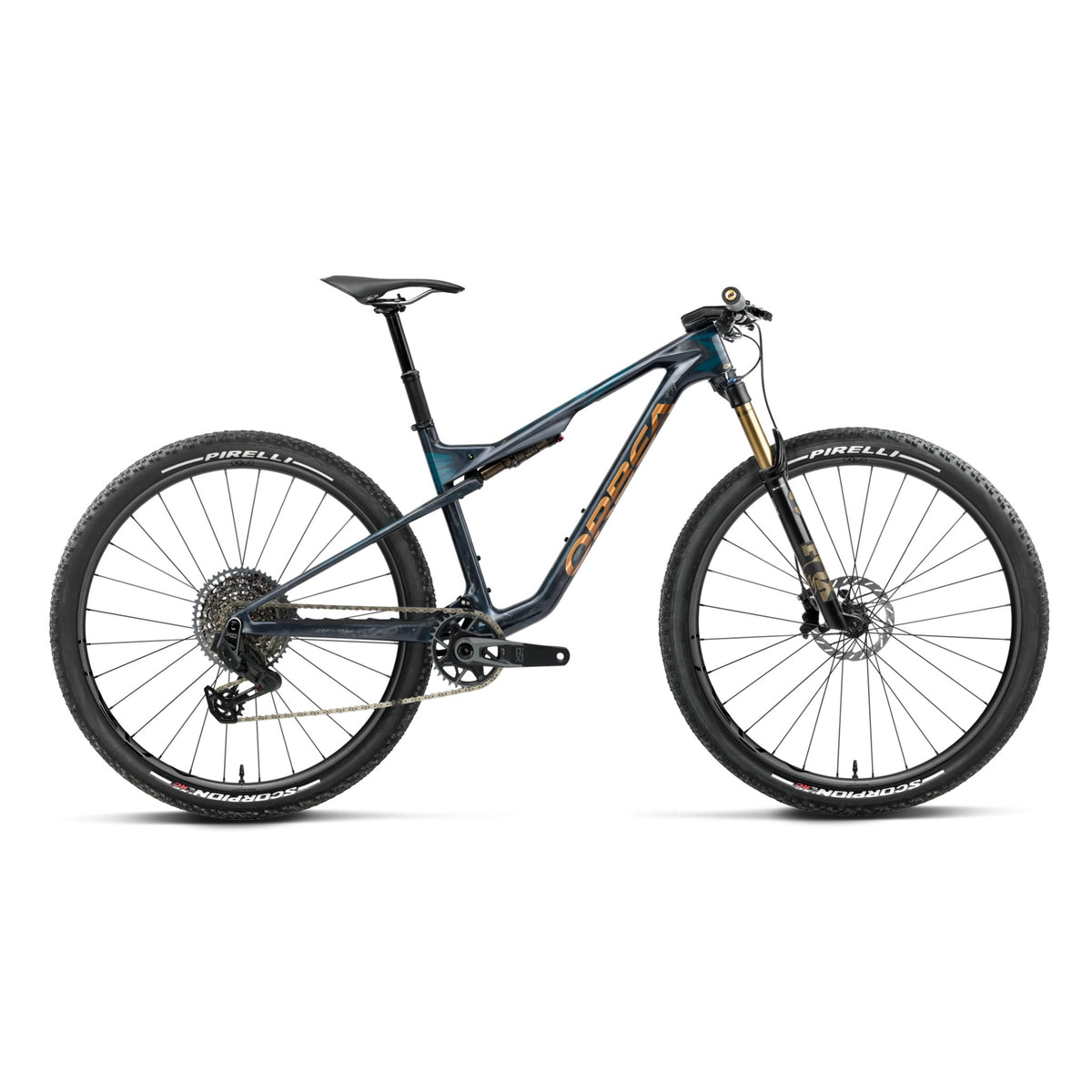 Oiz M-Team AXS 2027 Fuel Carbon View - Titan Gold (Gloss) / S